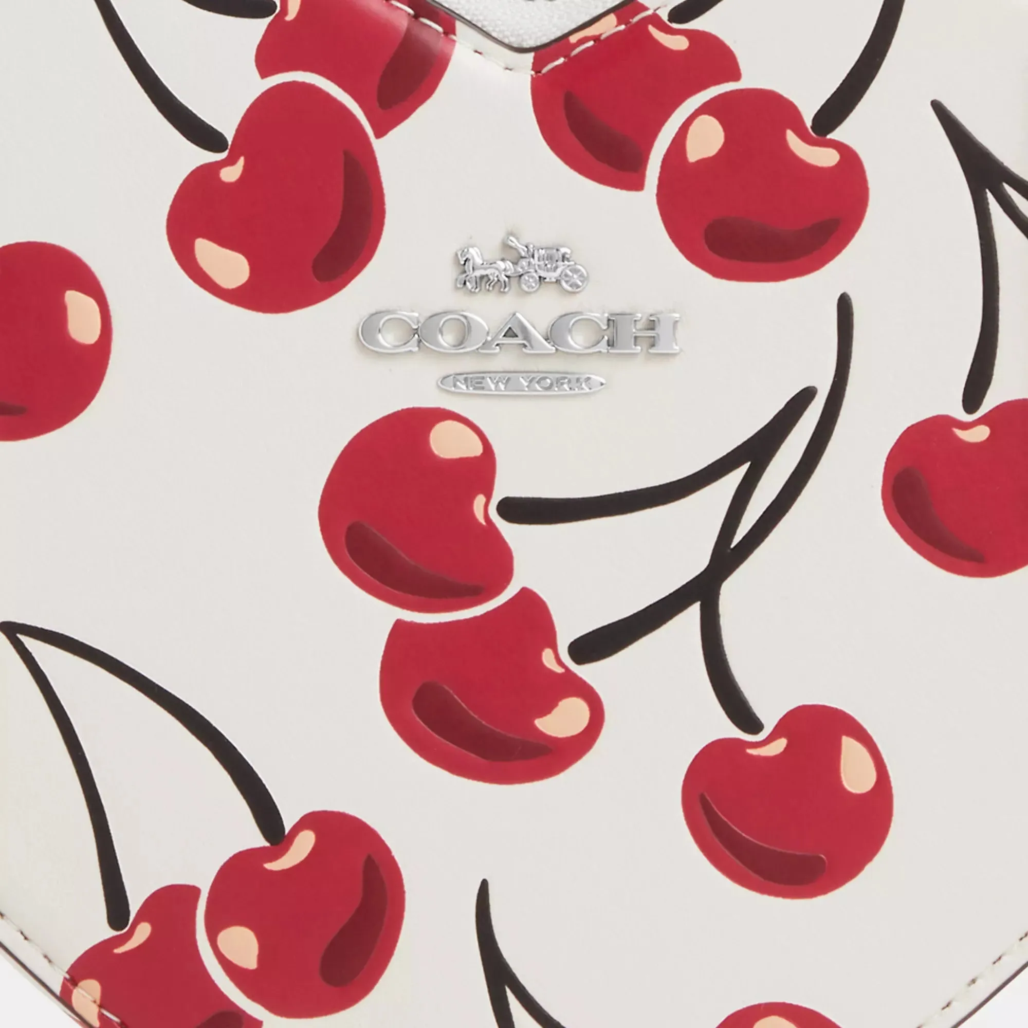 Coach Outlet Heart Crossbody Bag With Cherry Print COACH Outlet Bags