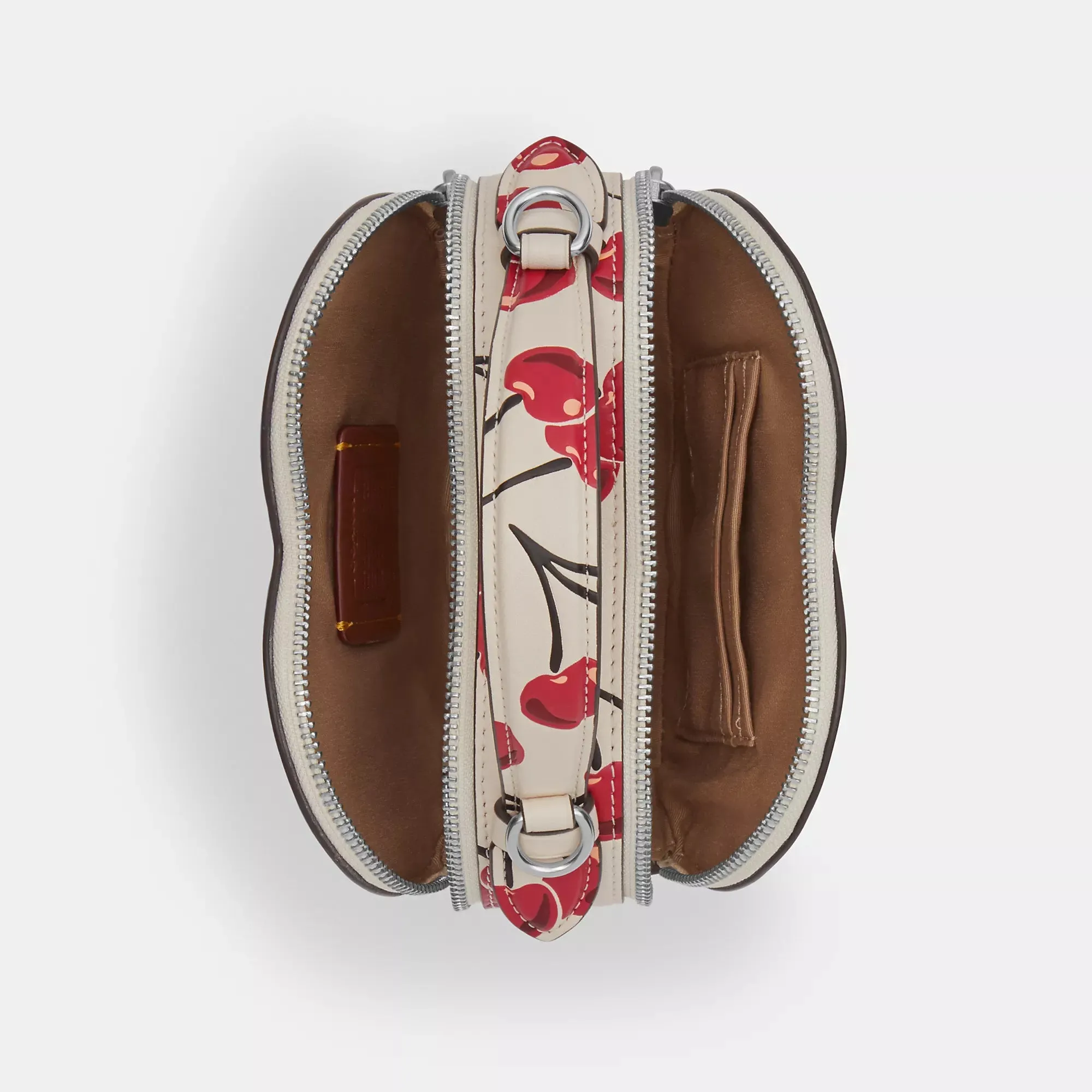 Coach Outlet Heart Crossbody Bag With Cherry Print COACH Outlet Bags
