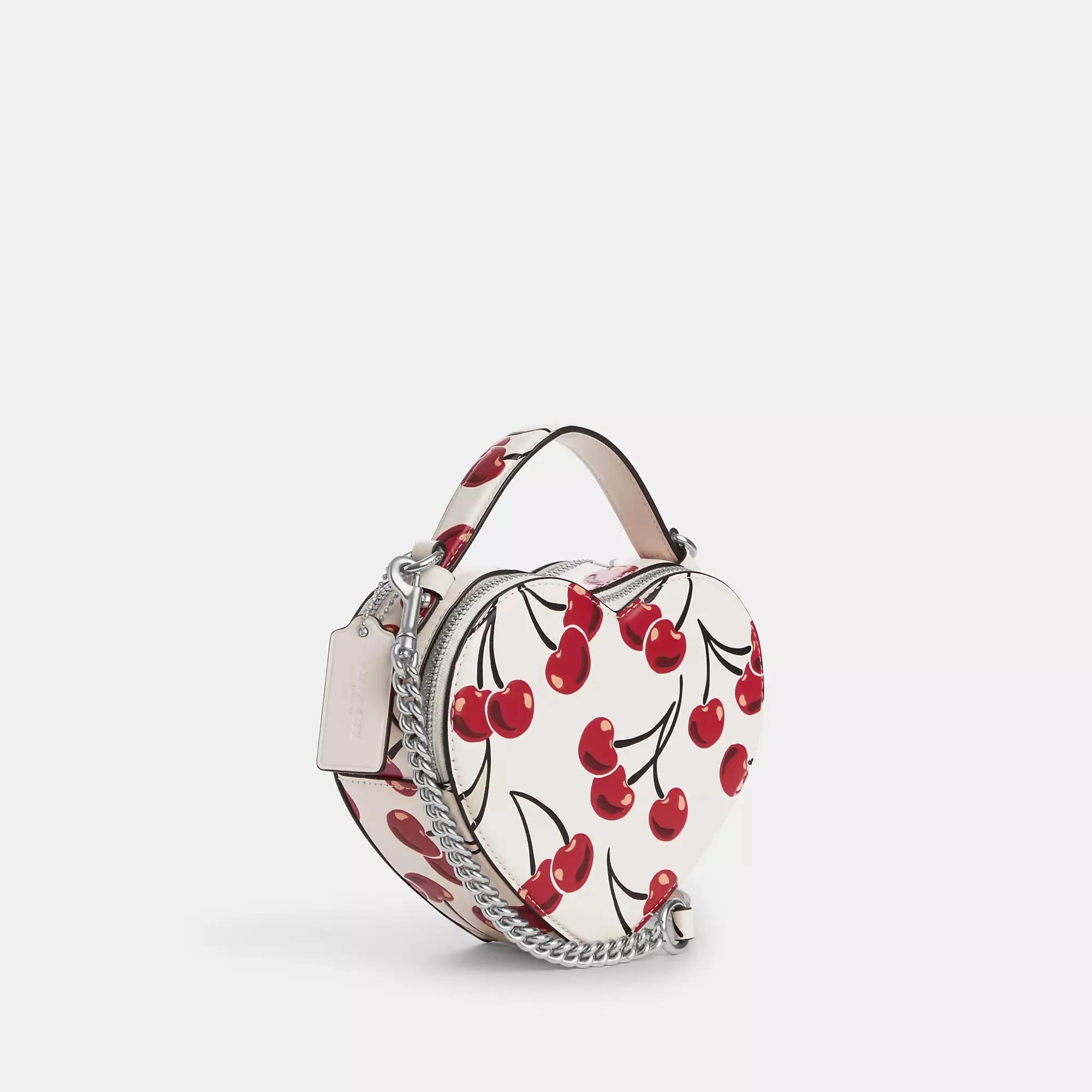 Coach Outlet Heart Crossbody Bag With Cherry Print COACH Outlet Bags