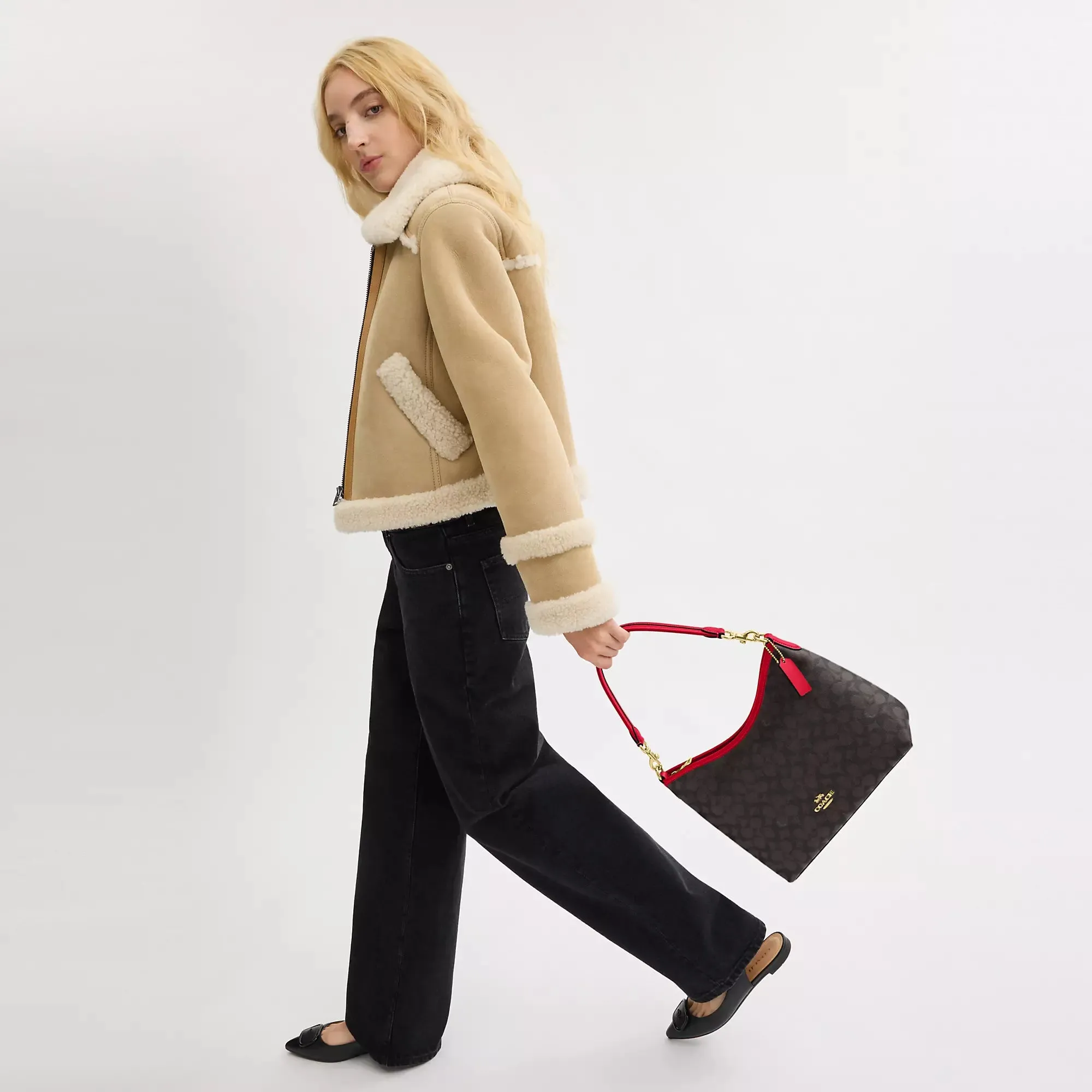 Coach Outlet Laurel Shoulder Bag In Signature Canvas COACH Outlet Bags