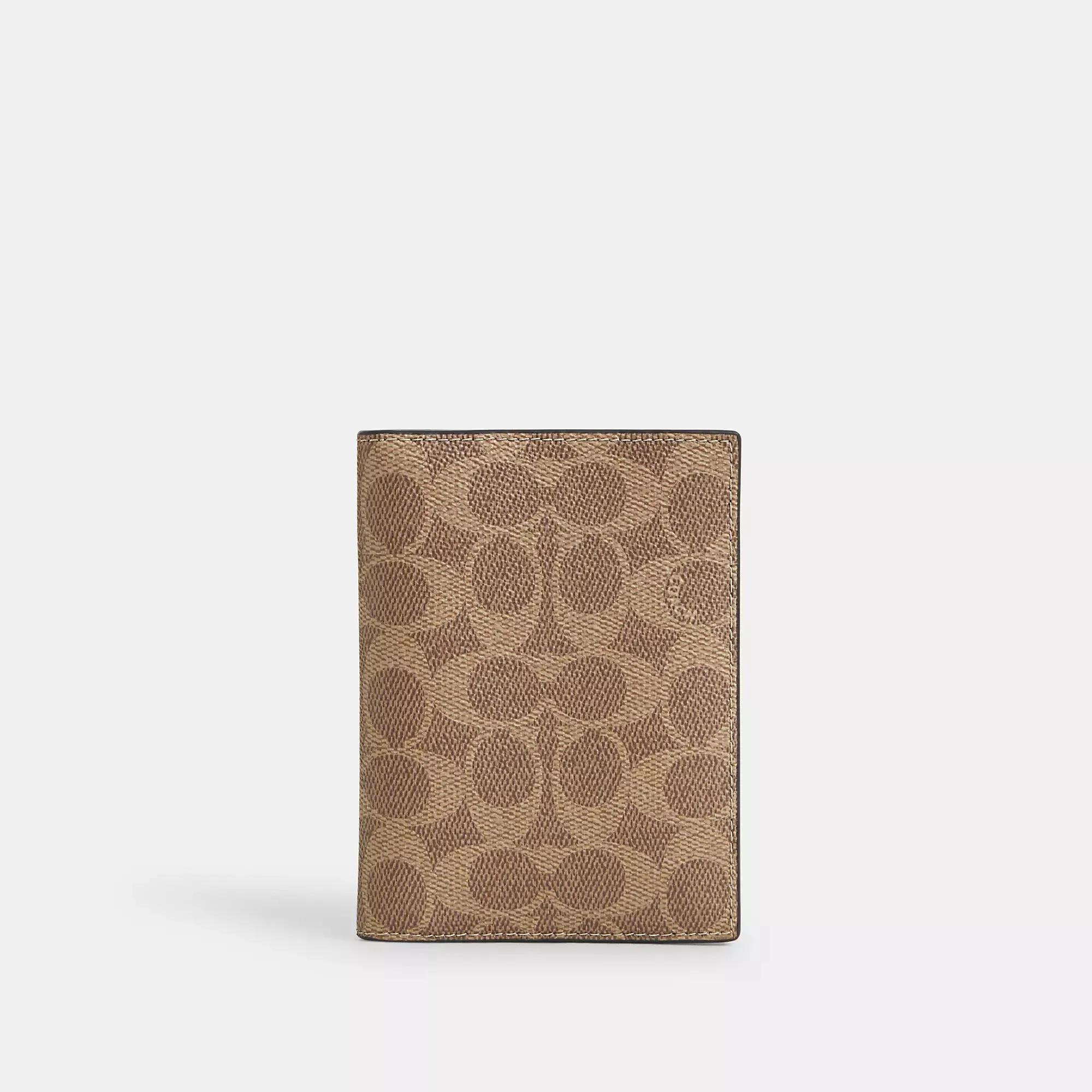 Coach Outlet Passport Card Case In Signature Canvas COACH Outlet Bags