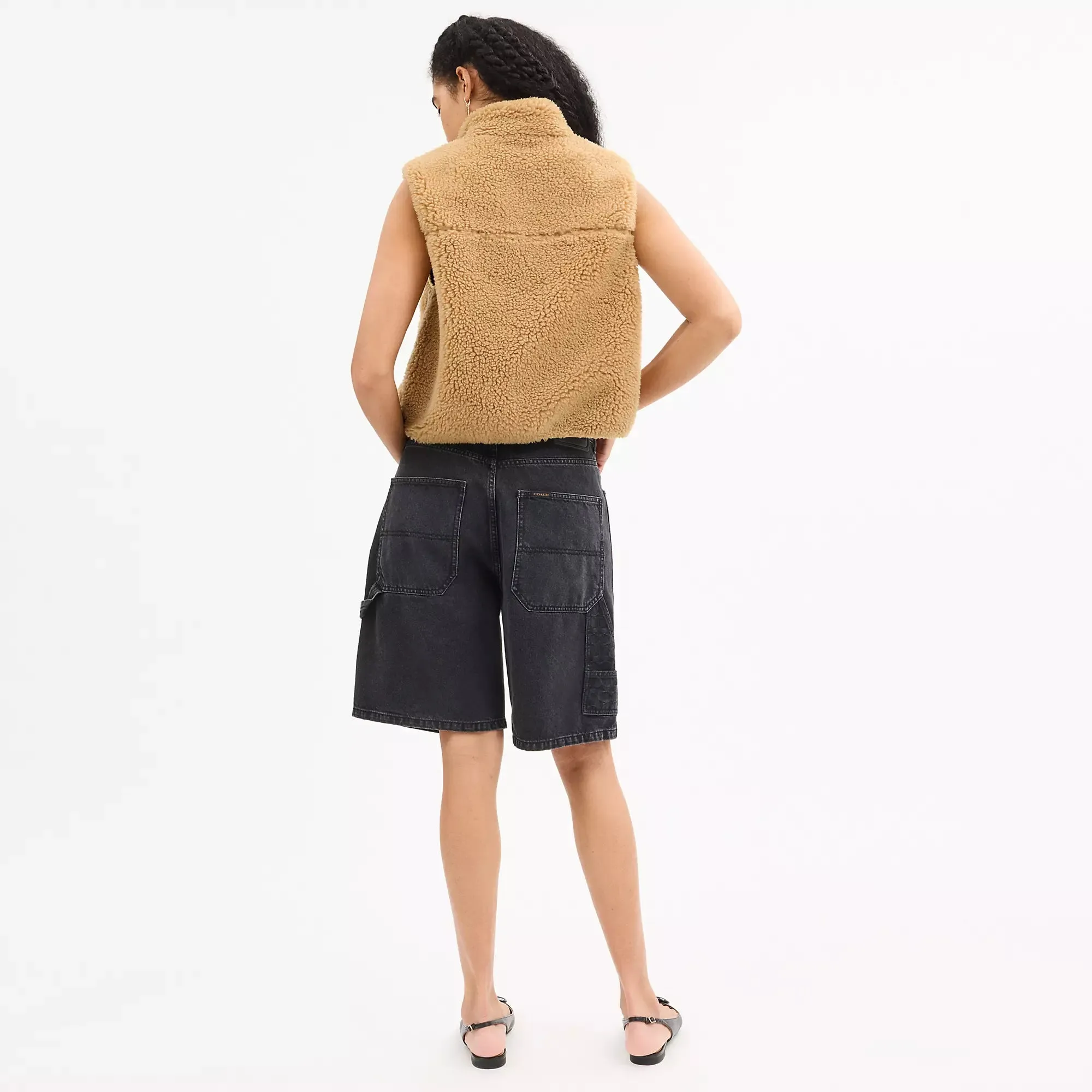 Coach Outlet Sherpa Vest In Recycled Polyester COACH Outlet Bags