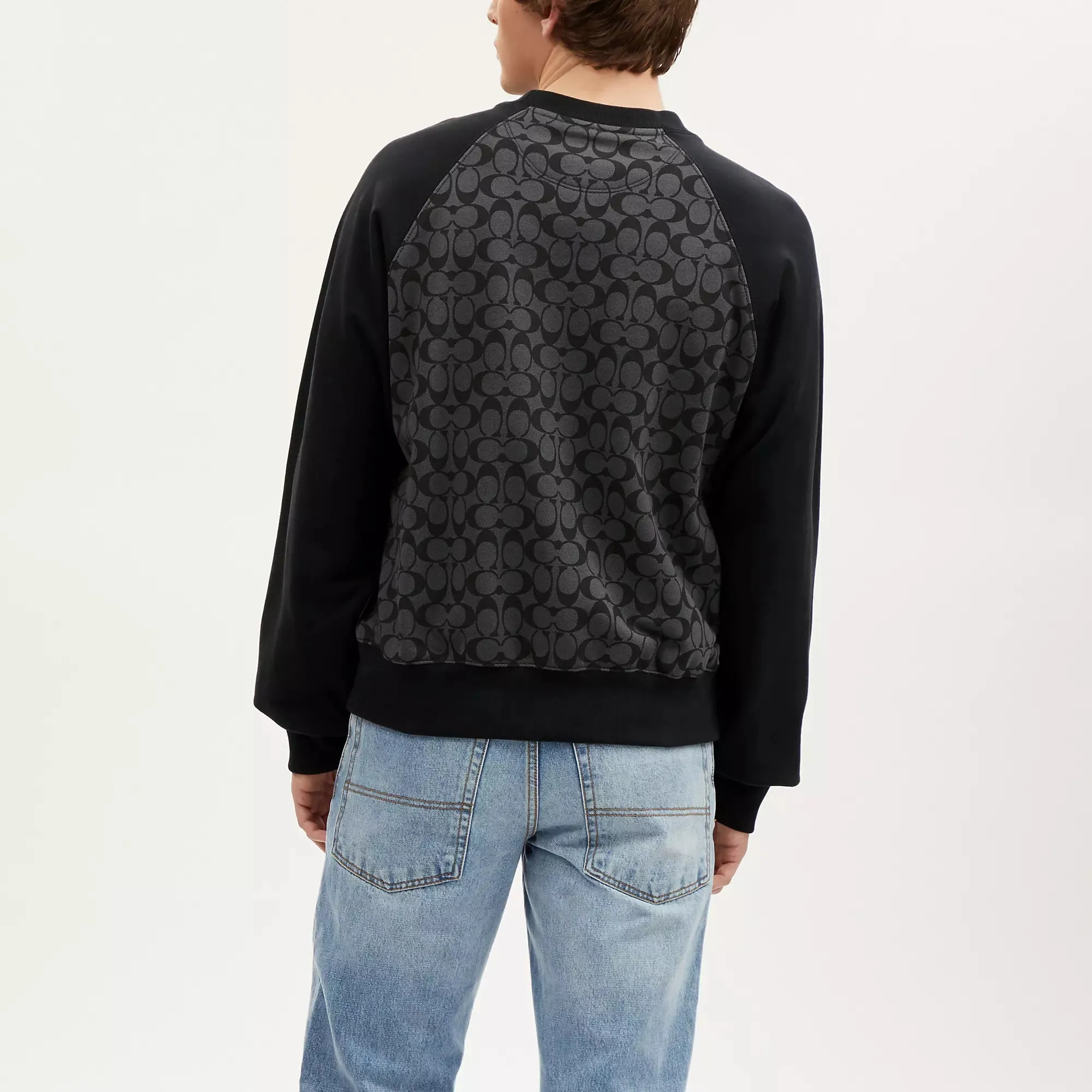 Coach Outlet Signature Crewneck Sweatshirt COACH Outlet Bags