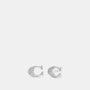 Coach Outlet Signature Stud Earrings COACH Outlet Bags