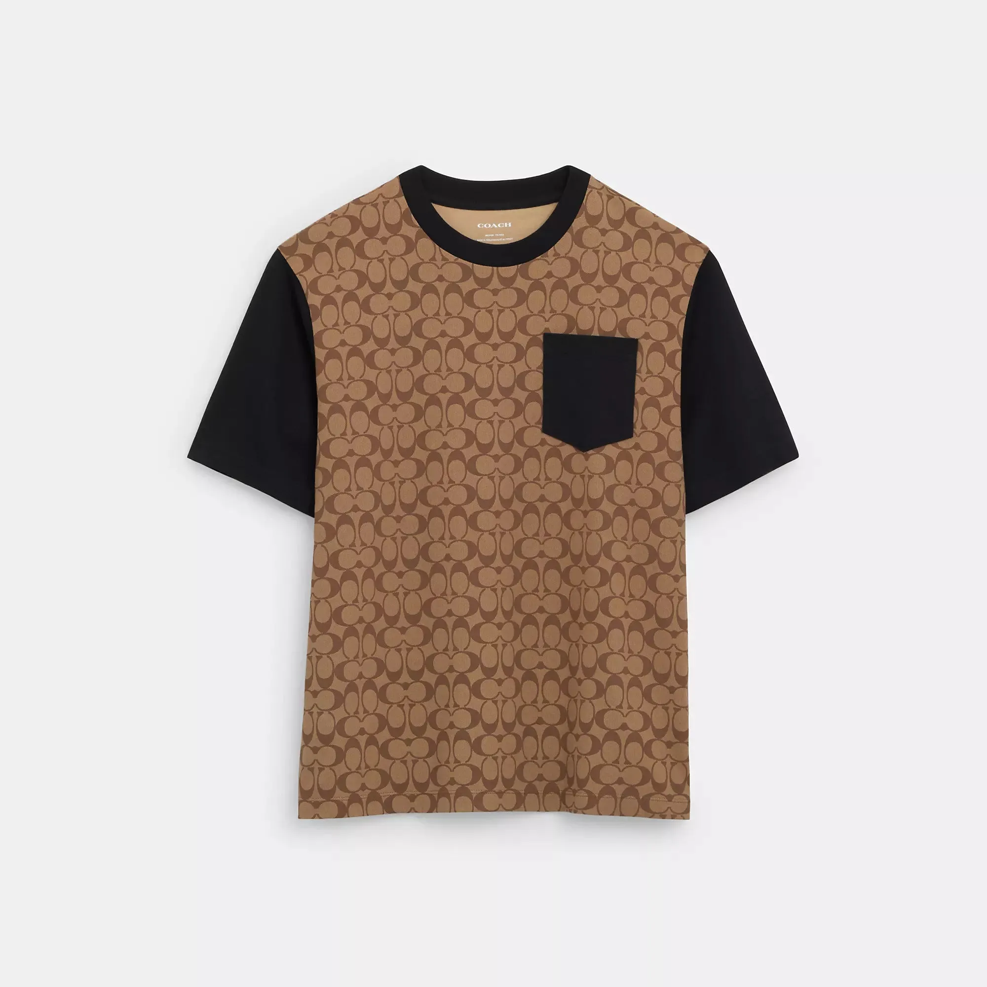 Coach Outlet Signature T Shirt In Organic Cotton COACH Outlet Bags