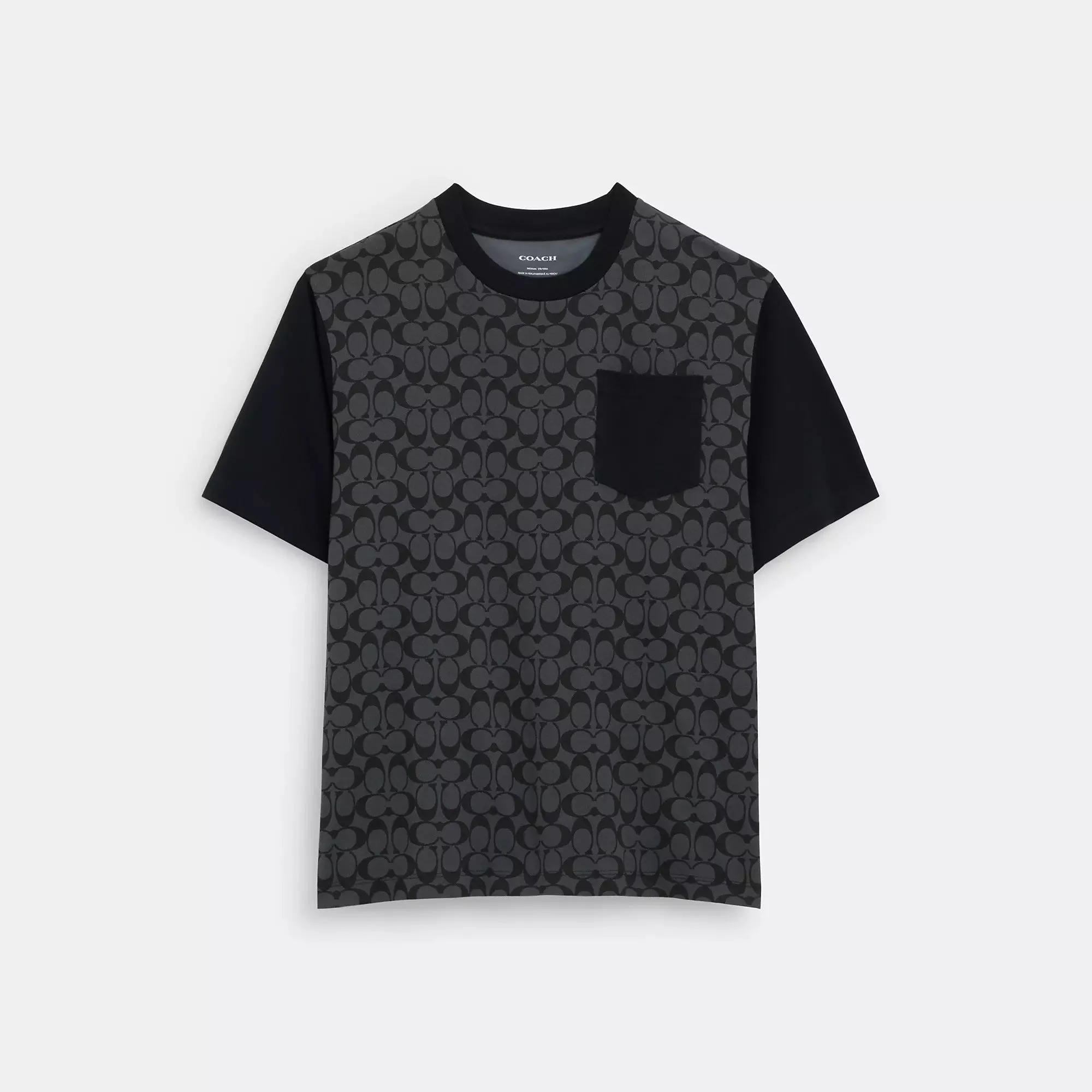 Coach Outlet Signature T Shirt In Organic Cotton COACH Outlet Bags