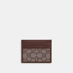 Coach Outlet Slim Id Card Case In Signature Jacquard COACH Outlet Bags