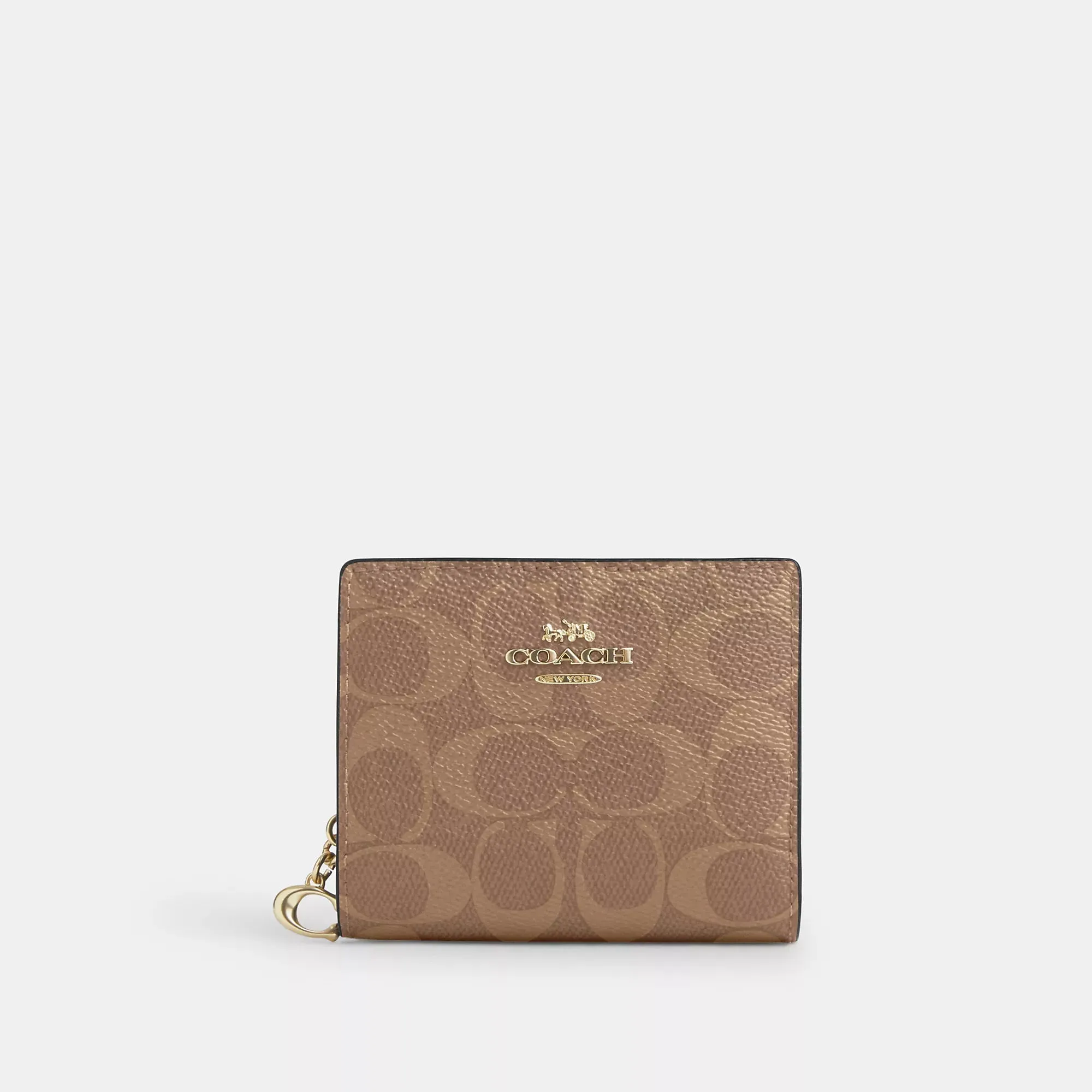 Coach Outlet Snap Wallet In Signature Canvas COACH Outlet Bags