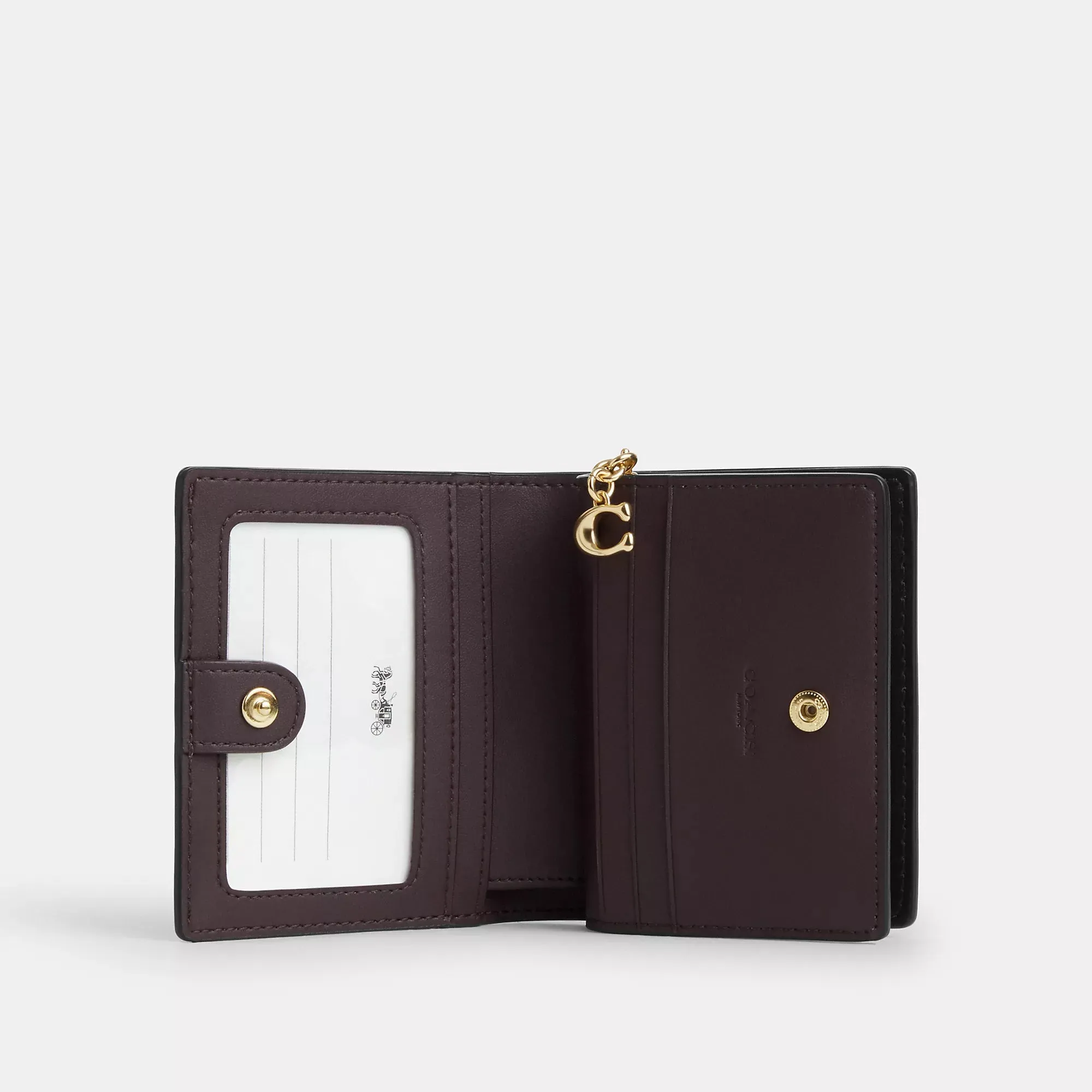 Coach Outlet Snap Wallet In Signature Canvas COACH Outlet Bags