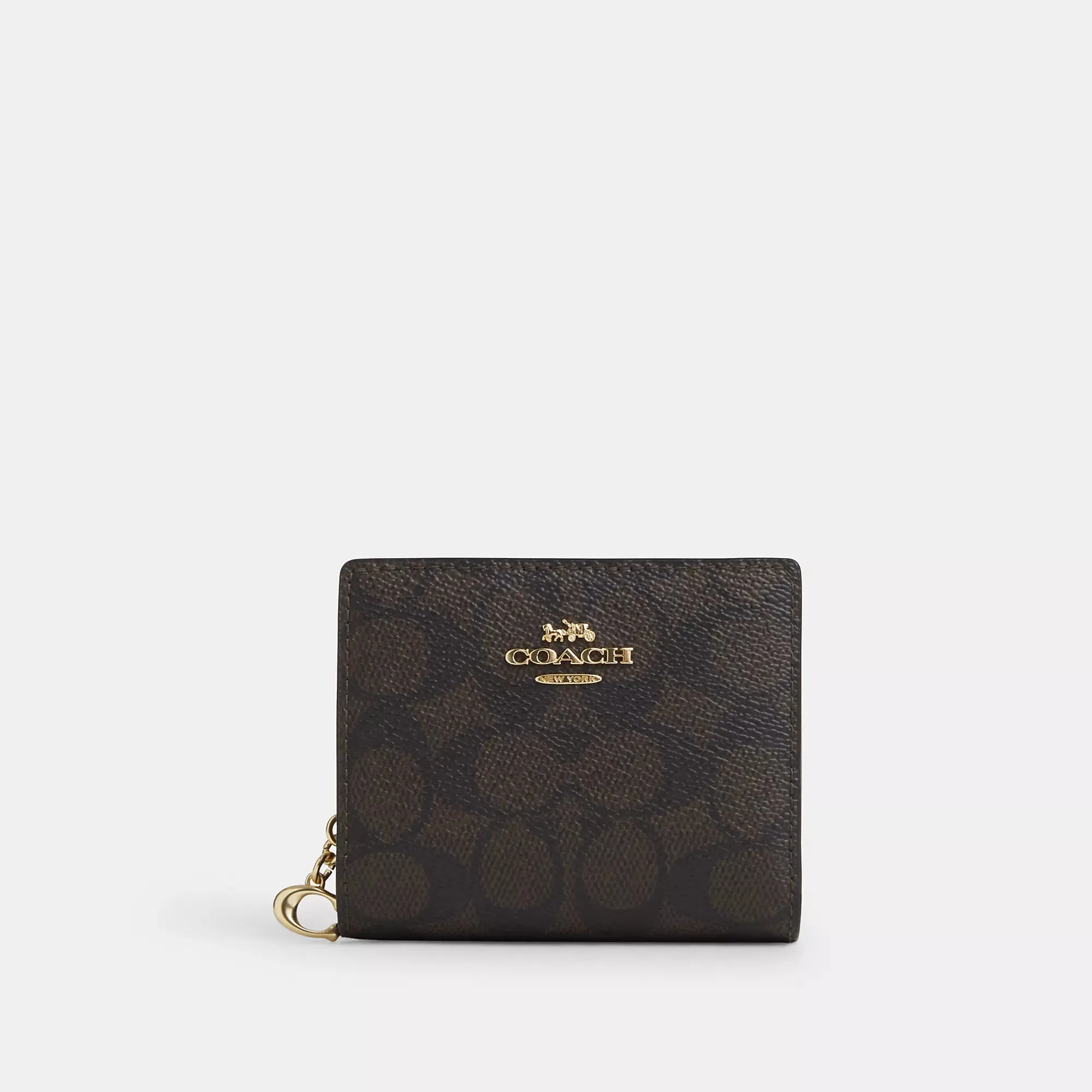 Coach Outlet Snap Wallet In Signature Canvas COACH Outlet Bags