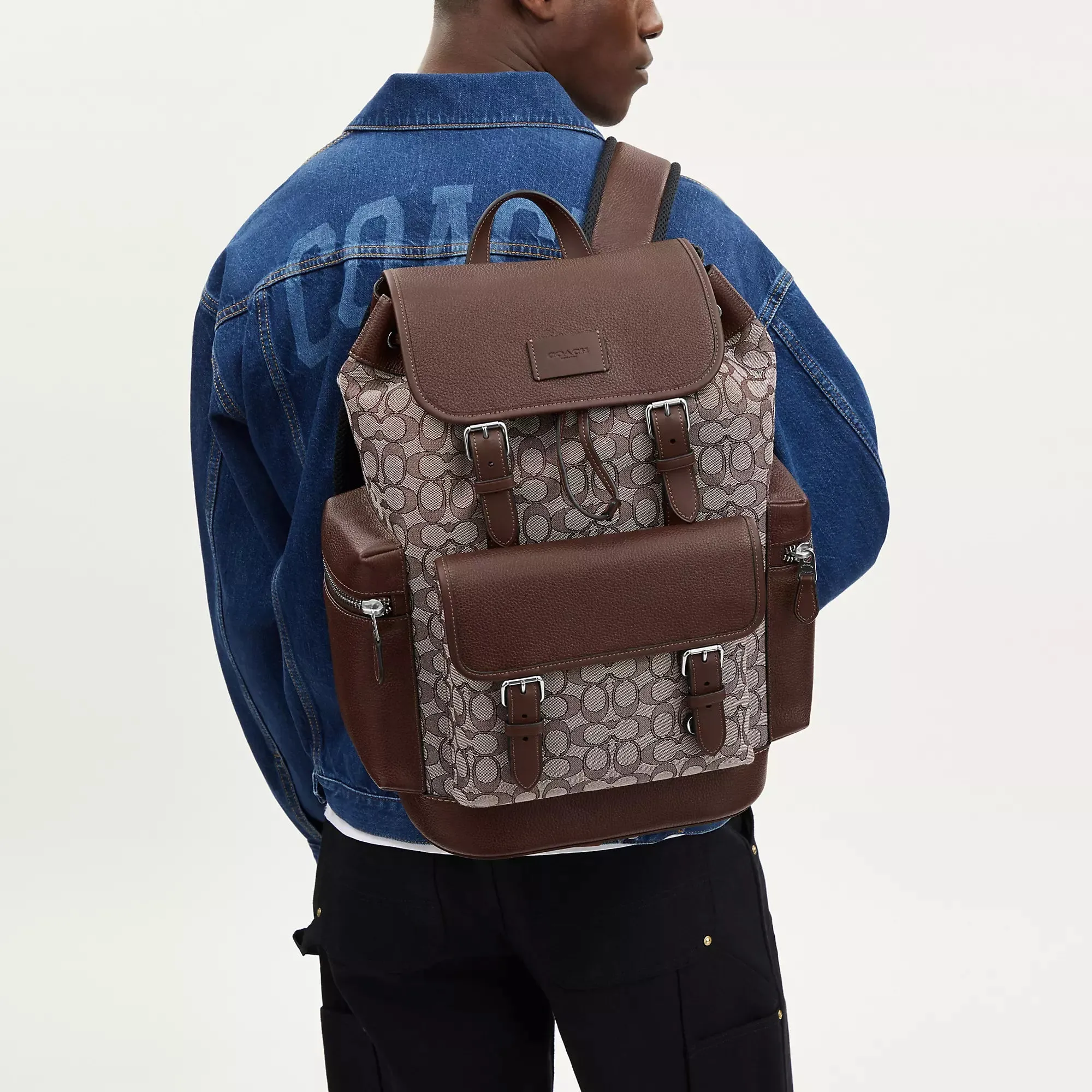 Coach Outlet Sprint Backpack In Signature Jacquard COACH Outlet Bags
