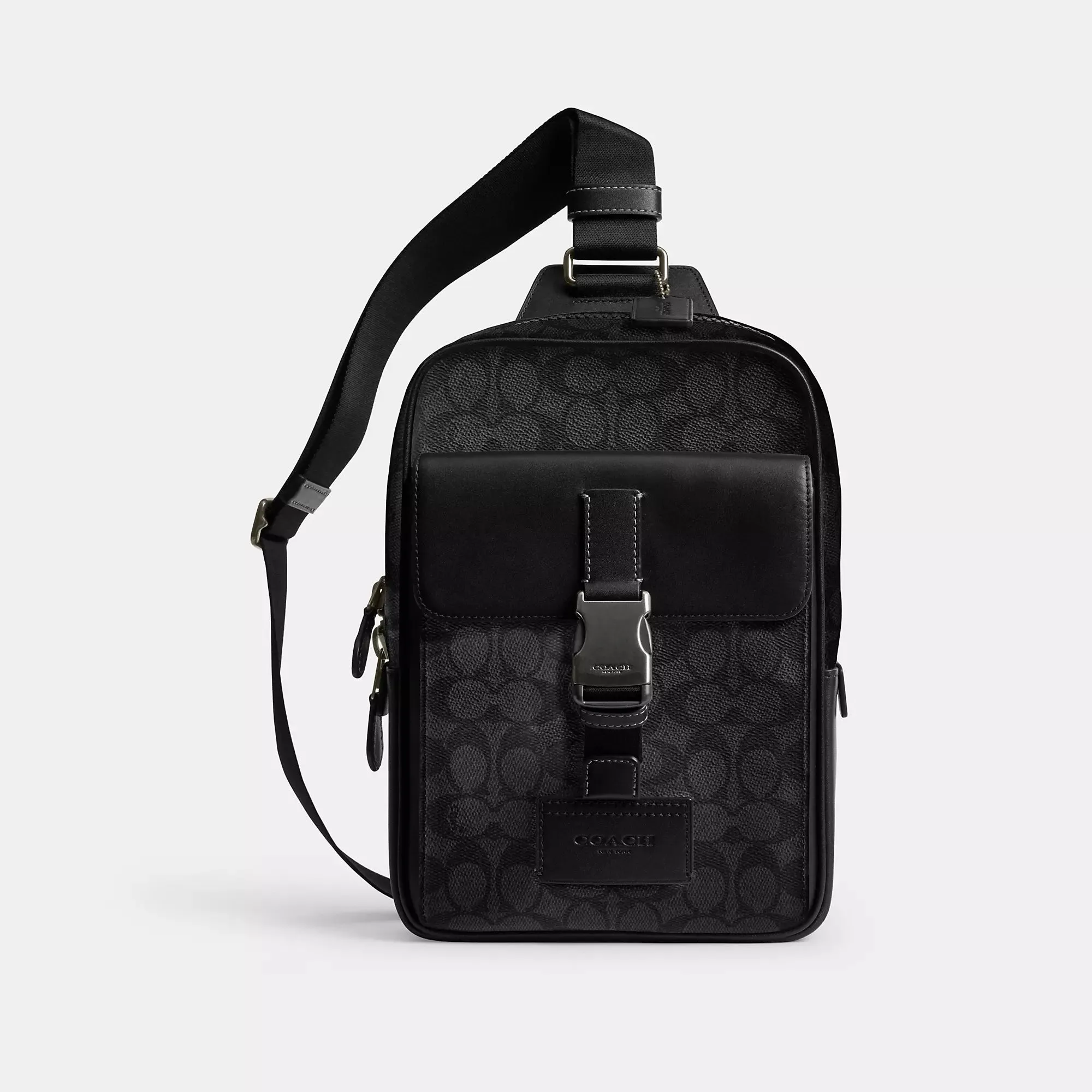 Coach Outlet Track Pack In Signature Canvas COACH Outlet Bags