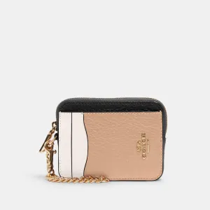 Coach Outlet Zip Card Case In Colorblock COACH Outlet Bags
