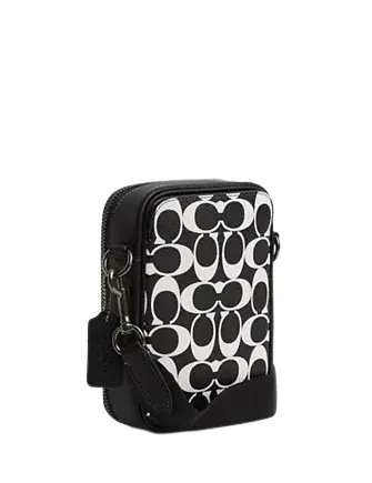 Coach Stanton Crossbody In Signature Canvas Coach Bags