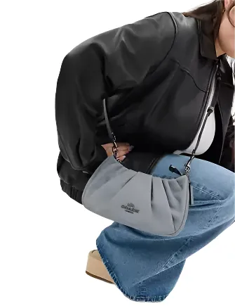 Coach Teri Shoulder Bag With Ruching Coach Bags