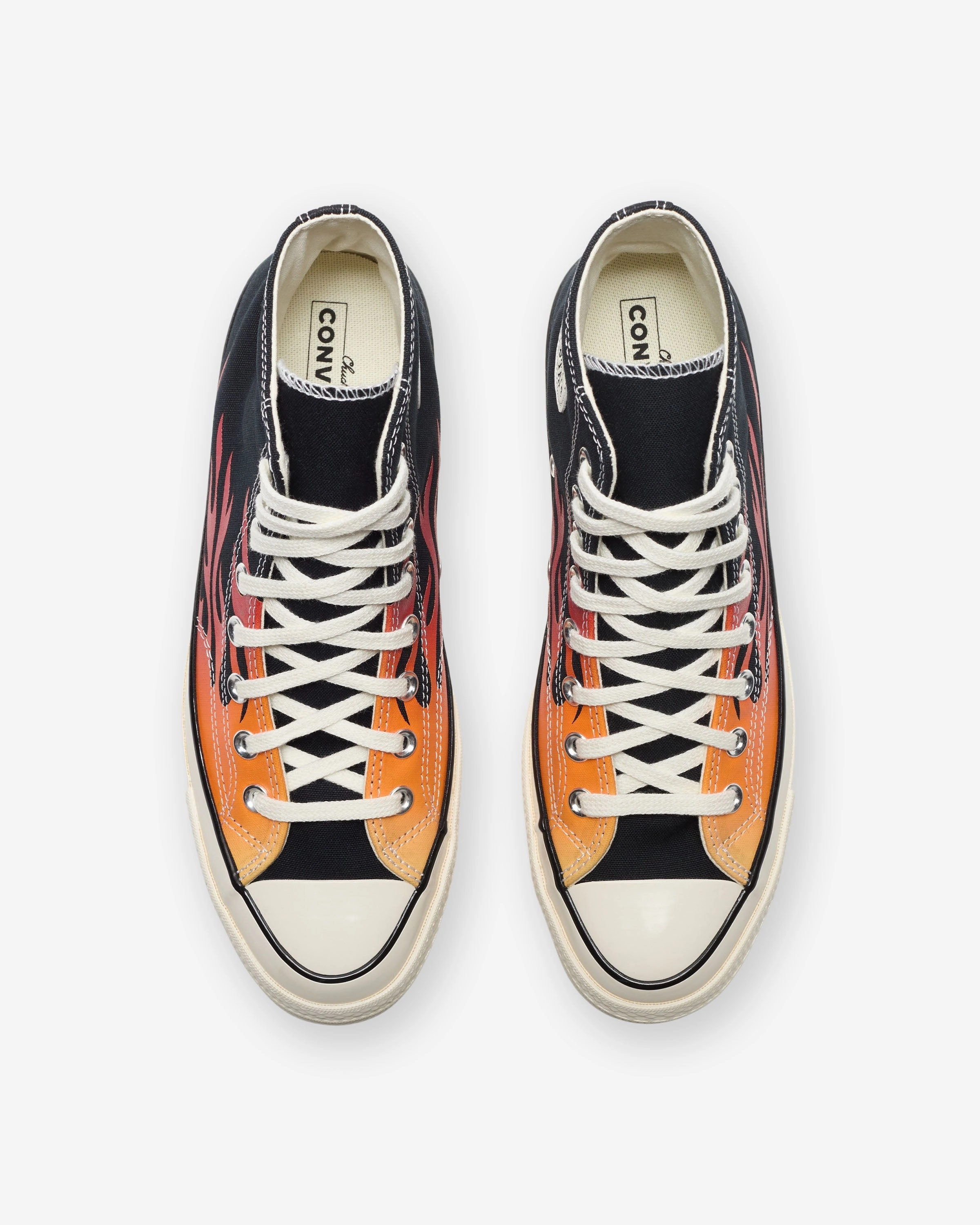 CONVERSE CHUCK 70 HI - BLACK/ RED Womens vintage sneakers