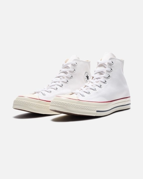 CONVERSE CHUCK 70 HI - WHITE/ GARNET/ EGRET Classic Chuck sneakers