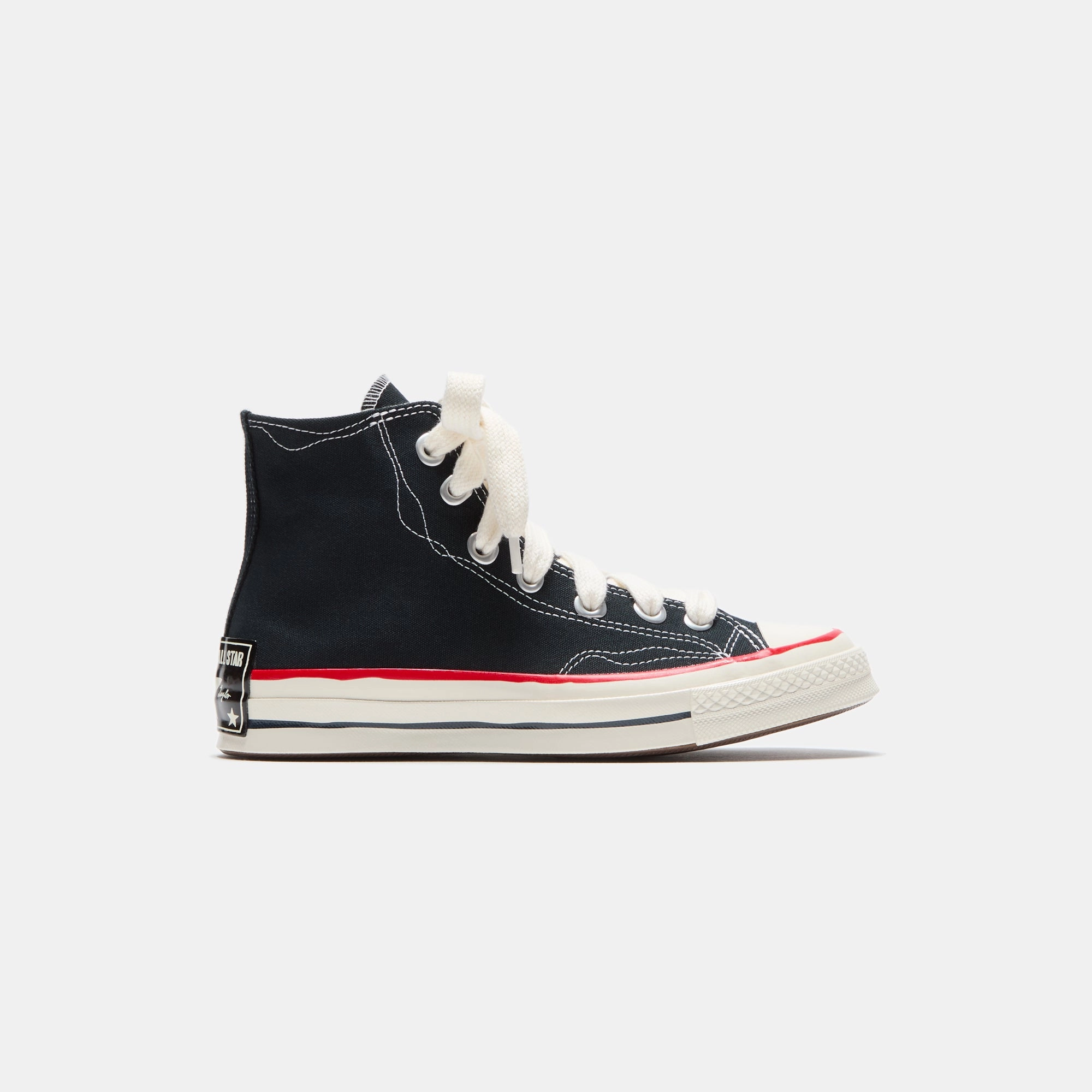 Converse Chuck Taylor All Star '70 High - Sketch Black / White / Red Mens casual Converse sneakers