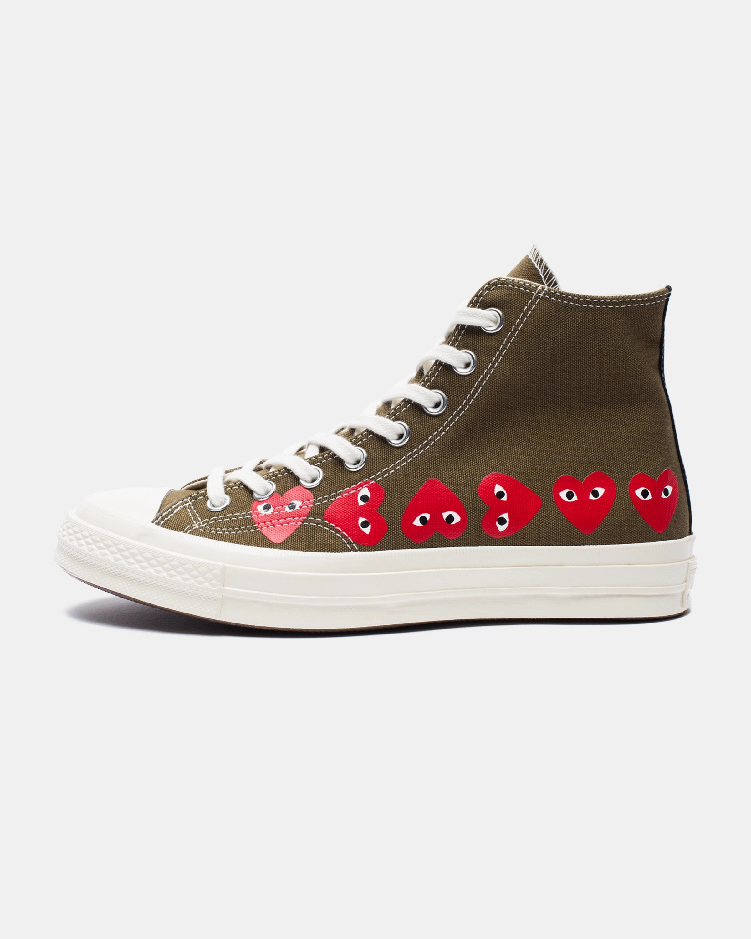 CONVERSE X CDG PLAY MULTI HEART CHUCK TAYLOR ALL STAR '70 HIGH Womens vintage sneakers