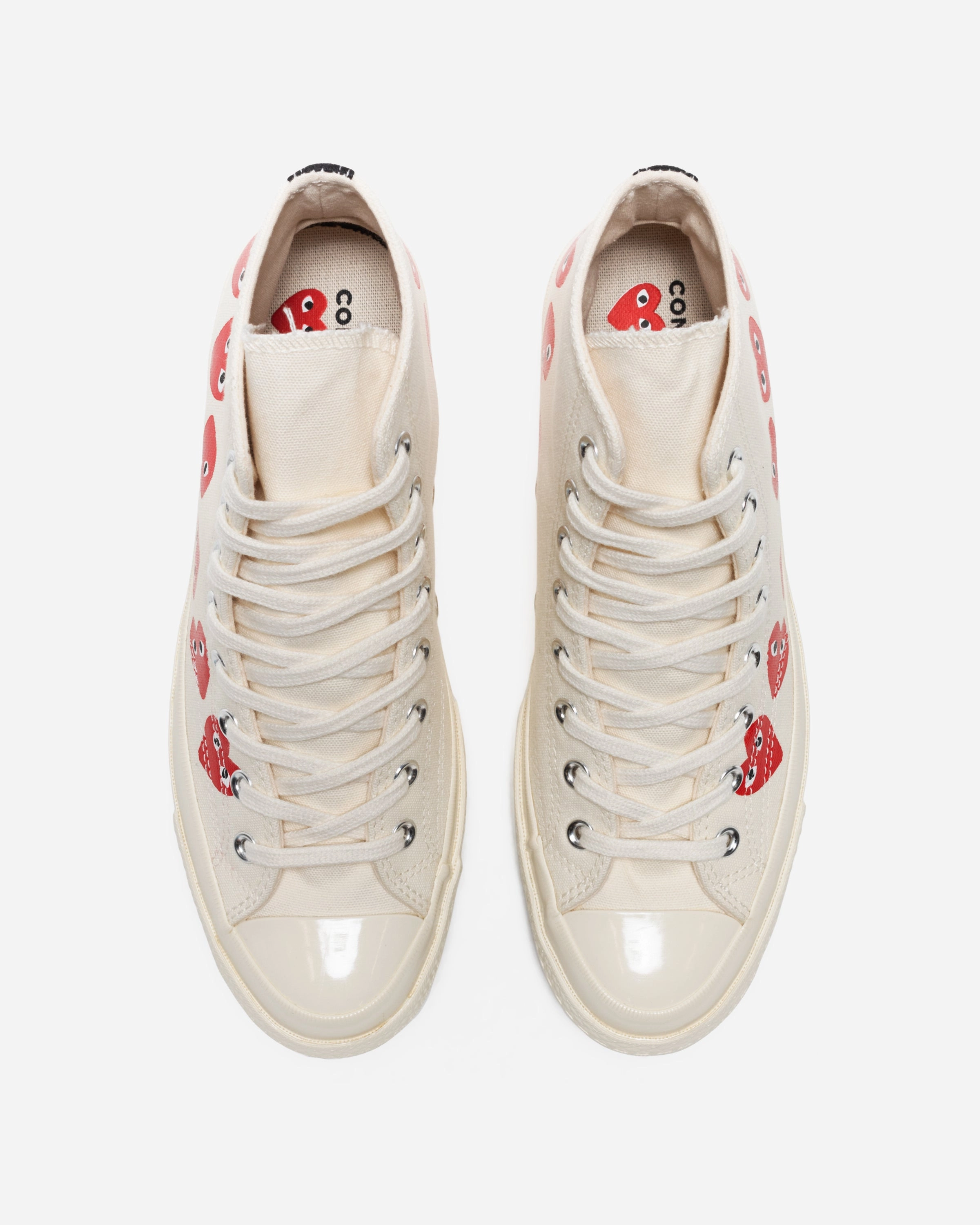 CONVERSE X CDG PLAY MULTI HEART CHUCK TAYLOR ALL STAR '70 HIGH Womens vintage sneakers