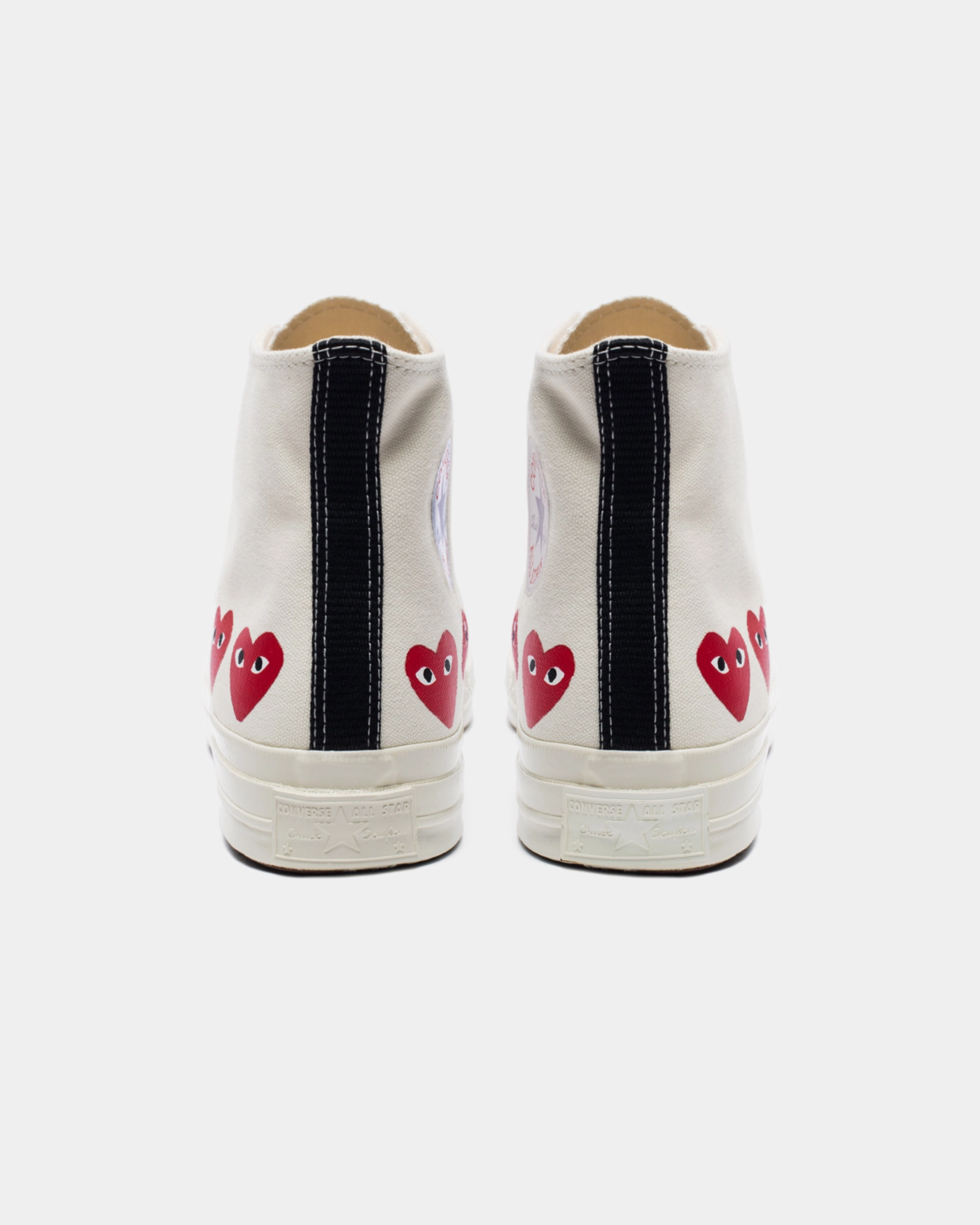 CONVERSE X CDG PLAY MULTI HEART CHUCK TAYLOR ALL STAR '70 HIGH Womens vintage sneakers