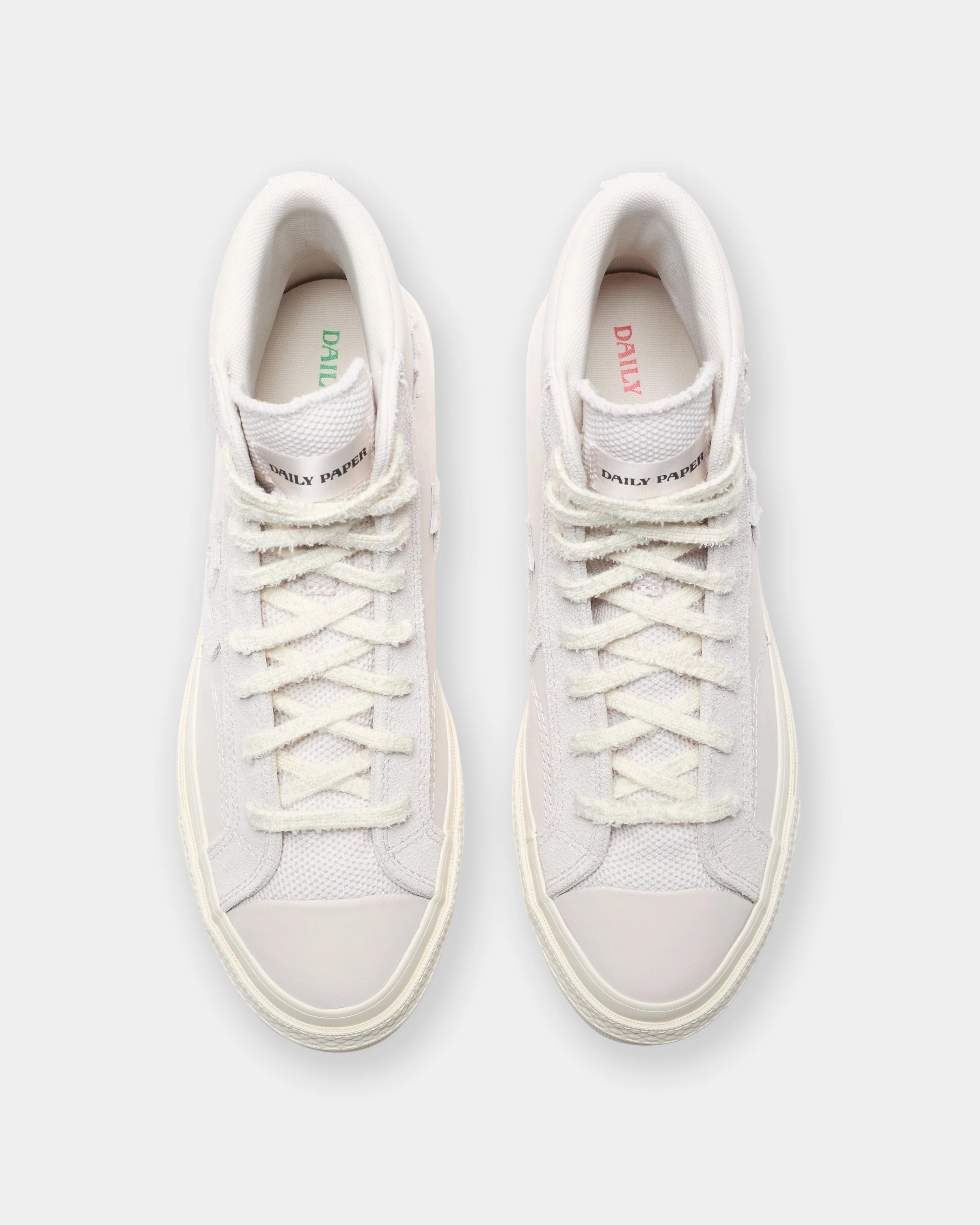 CONVERSE X DAILY PAPER STAR PLAYER 76 HI - WHITESAND Womens vintage sneakers