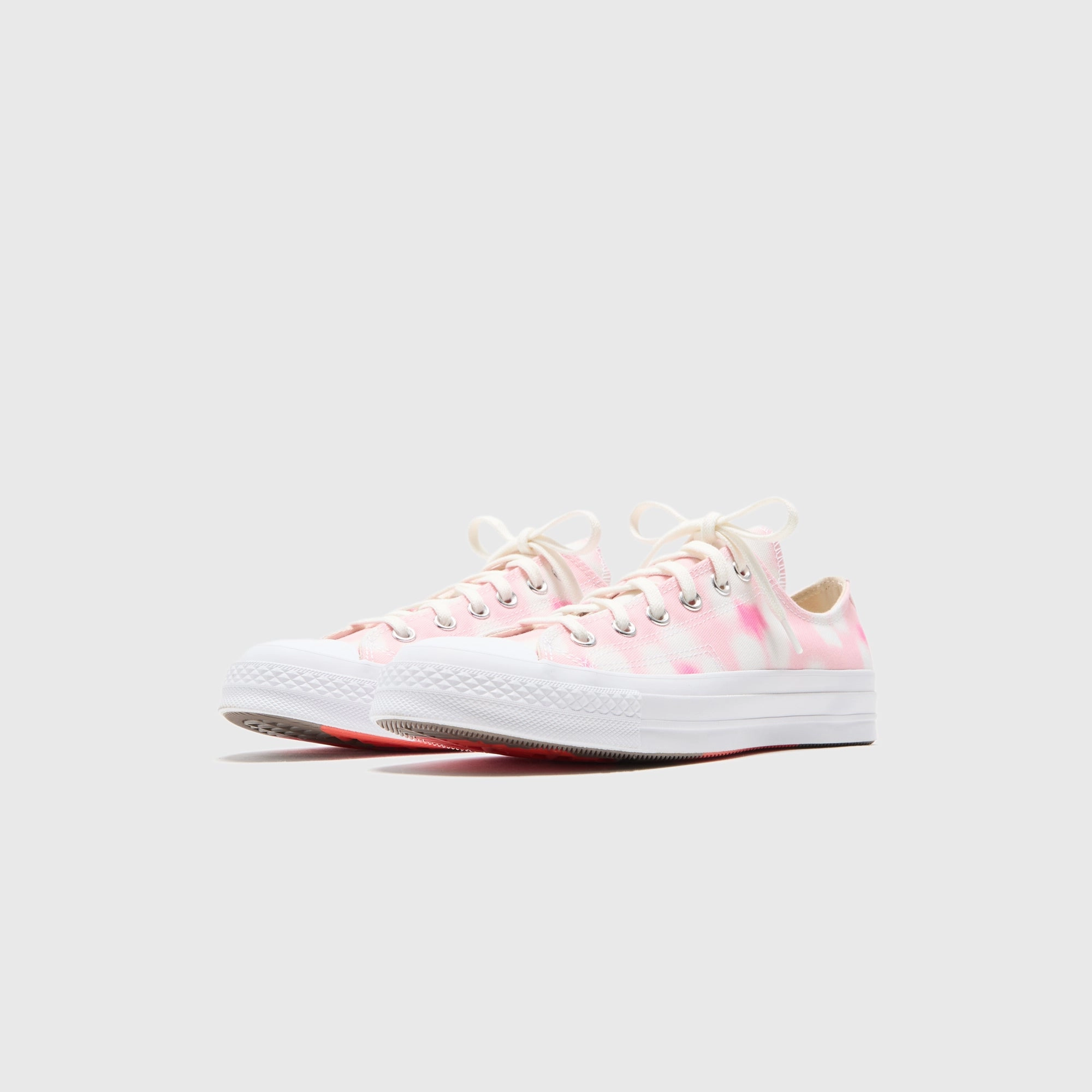 Converse x Kenzo Chuck 70 Low - Pink Cosmos / Strawberry Cream / White Heritage style lace-ups