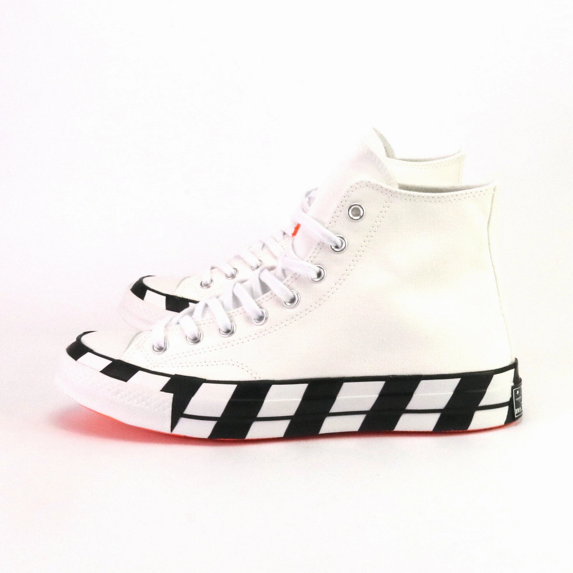 Converse x OFF WHITE Chuck 70 Hi White Cone Black Off-White footwear options