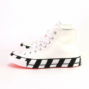 Converse x OFF WHITE Chuck 70 Hi White Cone Black Off-White footwear options