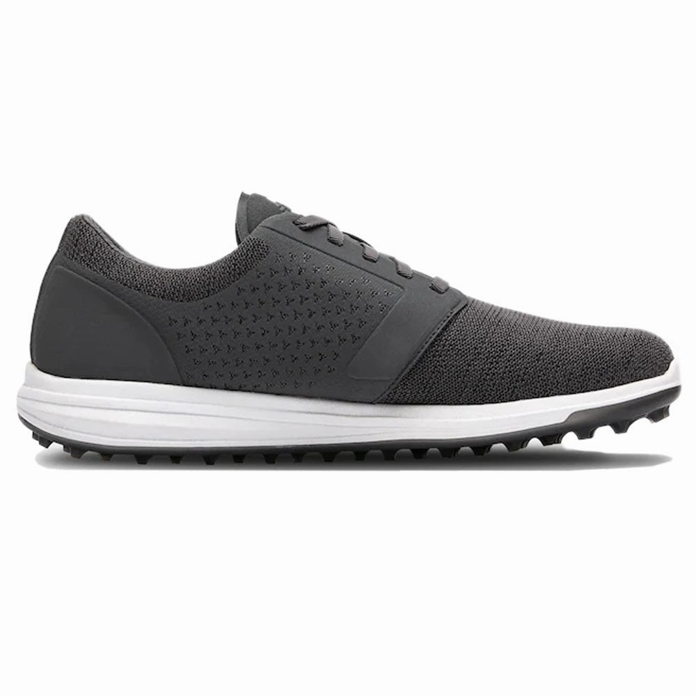 Cuater The Money Maker Golf Shoes - Heather Grey Pinstripe Chic Platform Sneakers