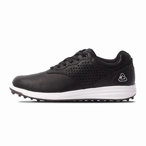Cuater The Money Maker Luxe Golf Shoes - Black Spikeless golf footwear