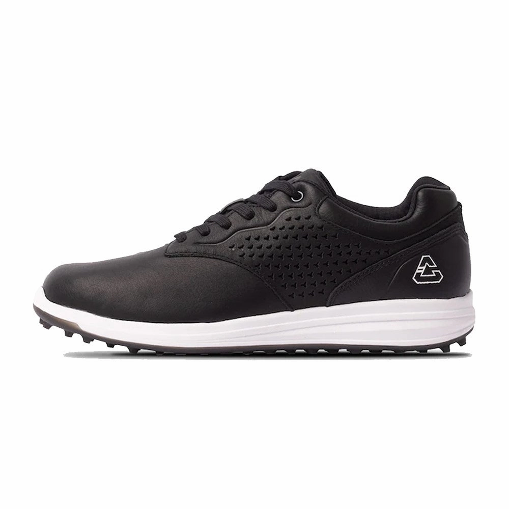 Cuater The Money Maker Luxe Golf Shoes - Black Spikeless golf footwear