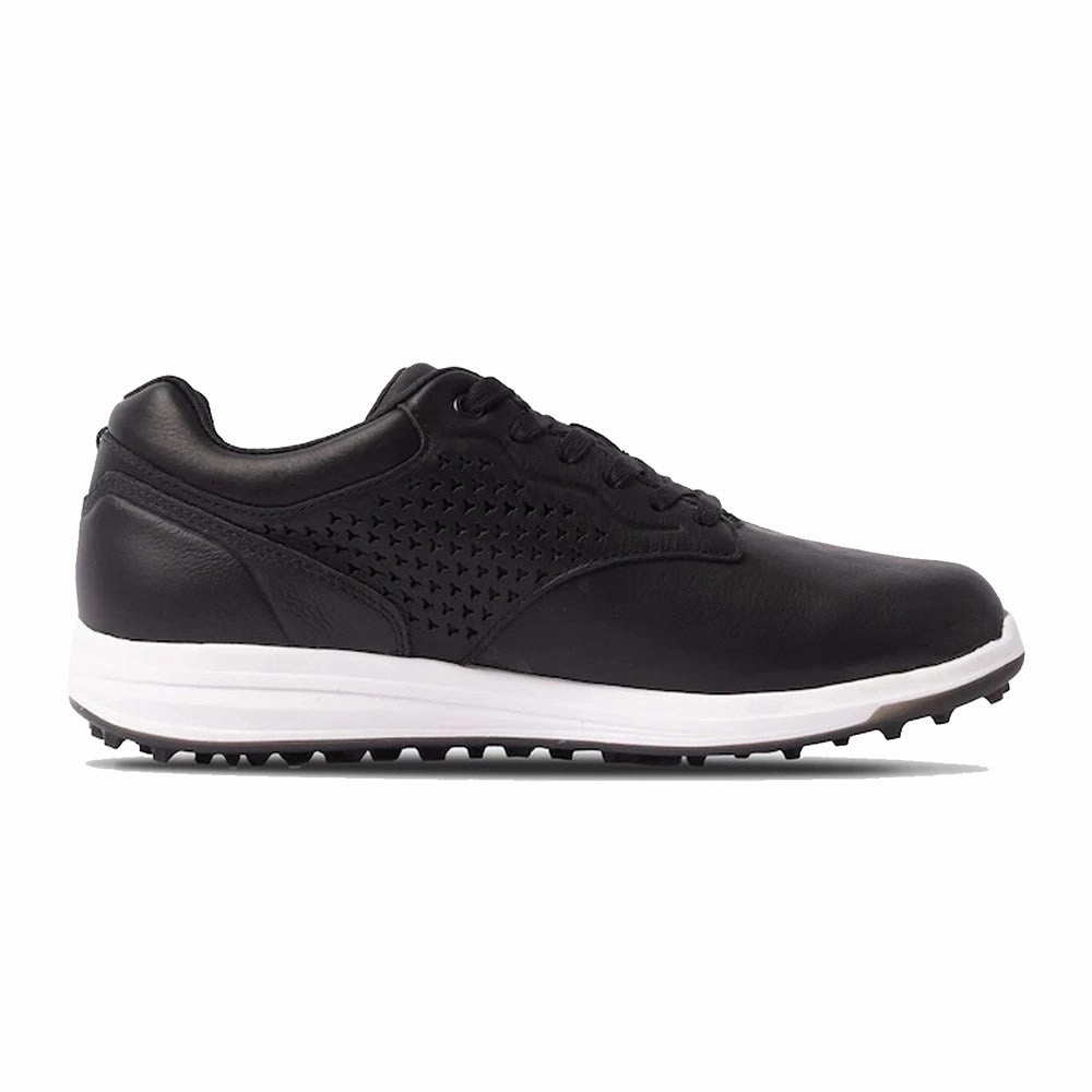 Cuater The Money Maker Luxe Golf Shoes - Black Chic Platform Sneakers