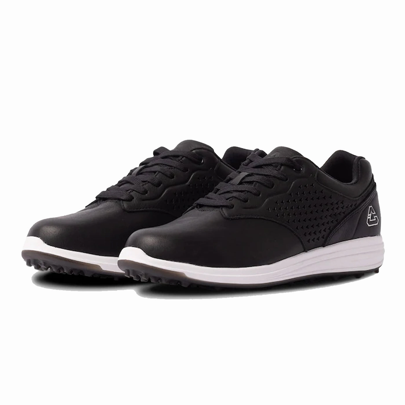 Cuater The Money Maker Luxe Golf Shoes - Black Chic Platform Sneakers