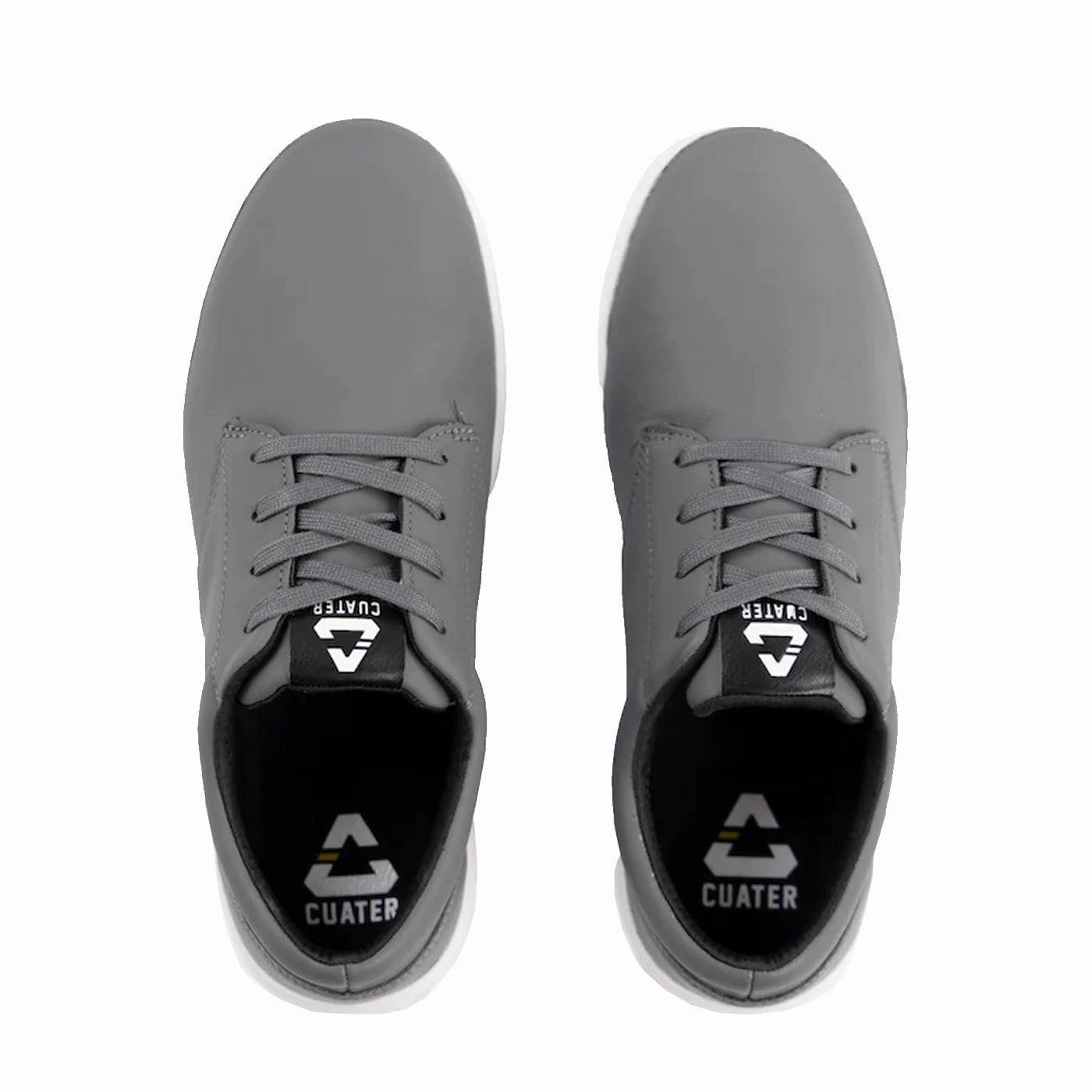 Cuater The Wildcard Leather Golf Shoes - Quiet Shade Chic Platform Sneakers