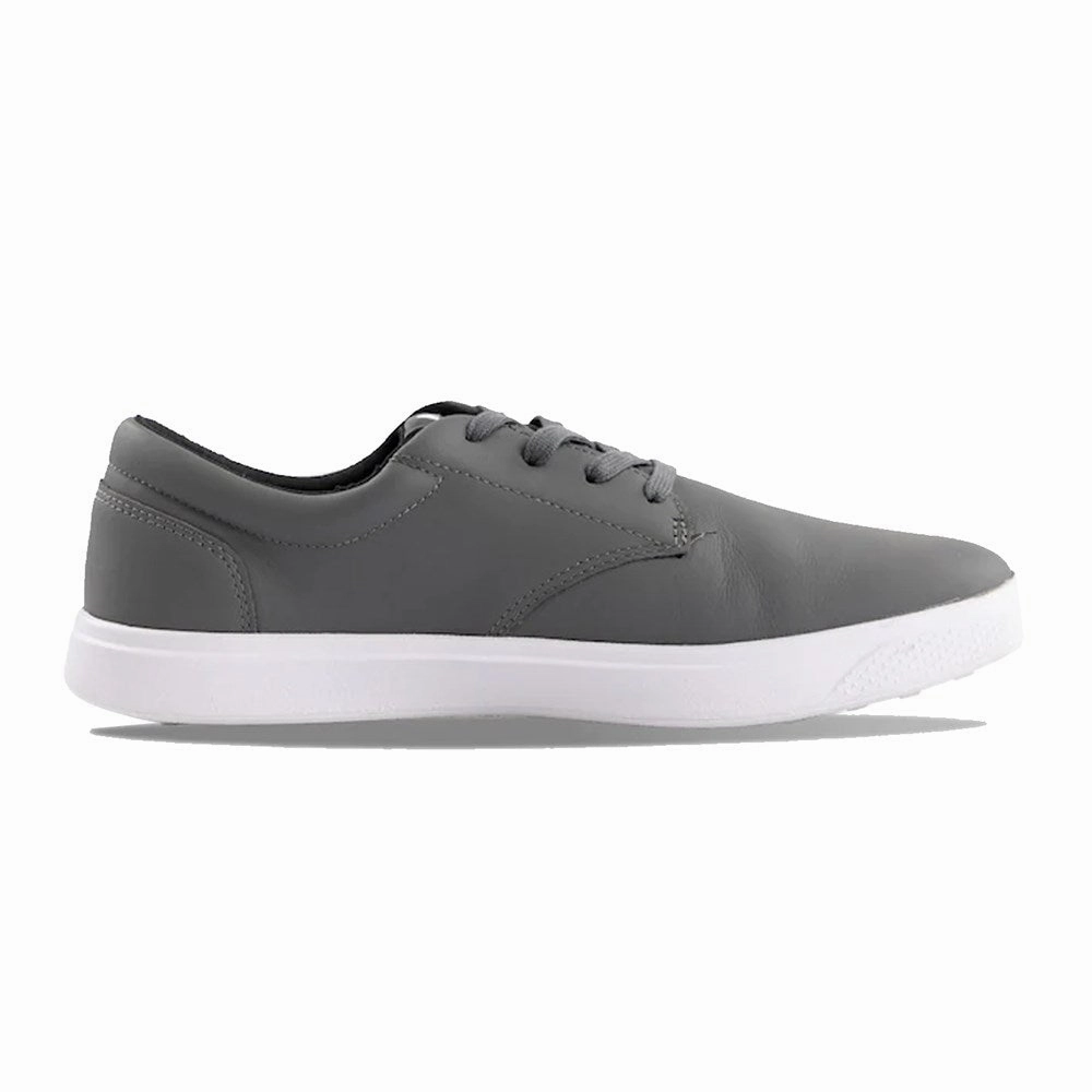 Cuater The Wildcard Leather Golf Shoes - Quiet Shade Chic Platform Sneakers