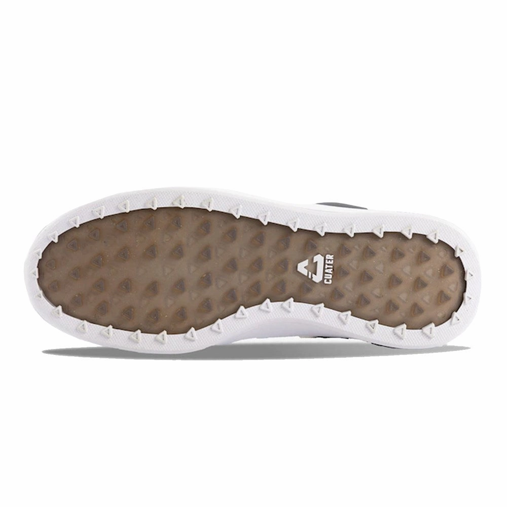 Cuater The Wildcard Leather Golf Shoes - Quiet Shade Chic Platform Sneakers