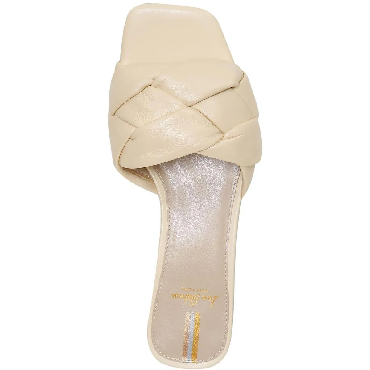 Dawson Womens Leather Open Toe Heels