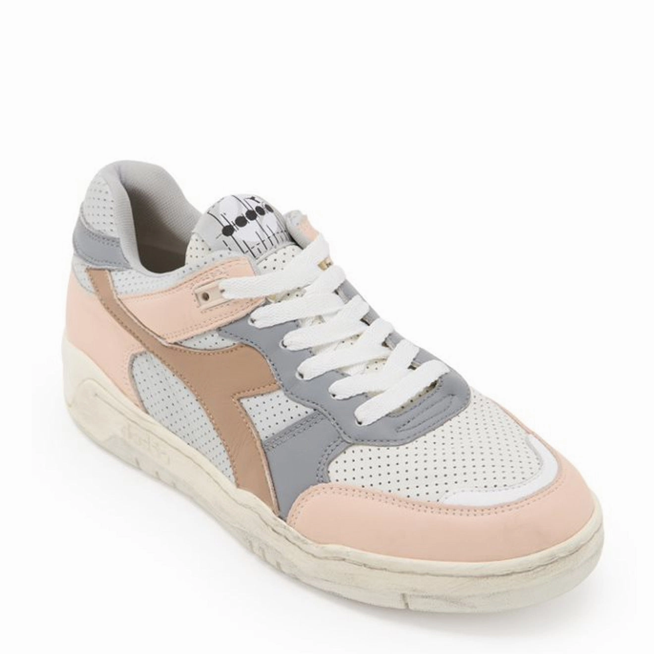 Diadora 560 Apulia Used Italia Trainers Dawn Blue Sport-Inspired Trainers
