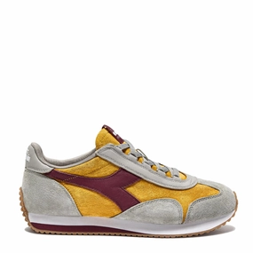 Diadora Equipe 75 Sw Trainer Yellow Freesia Diadora shoe designs