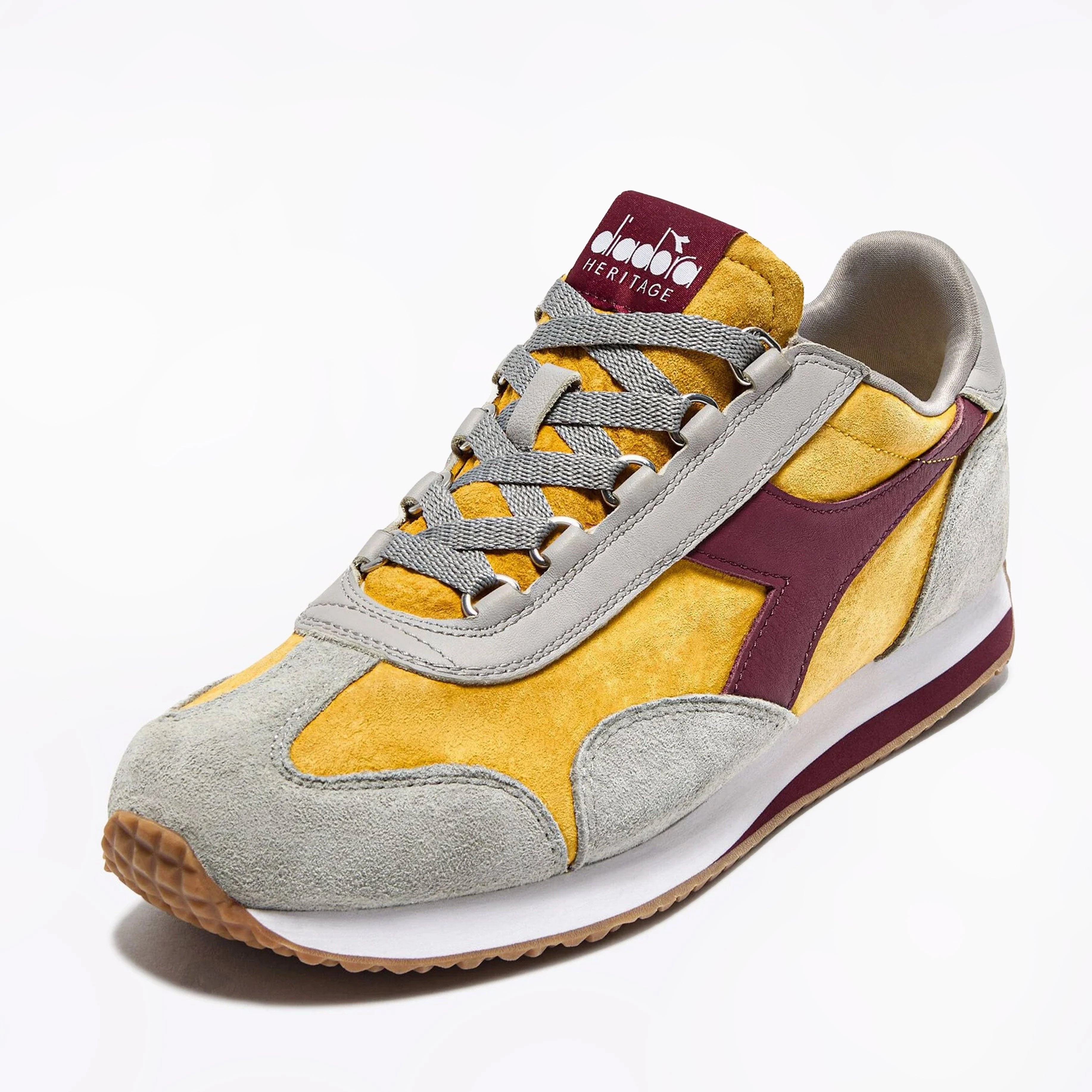 Diadora Equipe 75 Sw Trainer Yellow Freesia Sport-Inspired Trainers