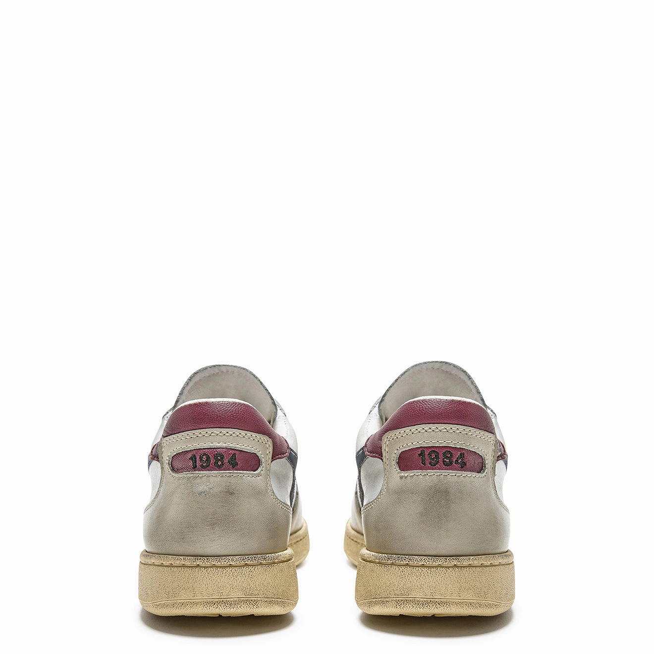 Diadora MI Basket Low Used Gray Pelican Sport-Inspired Trainers