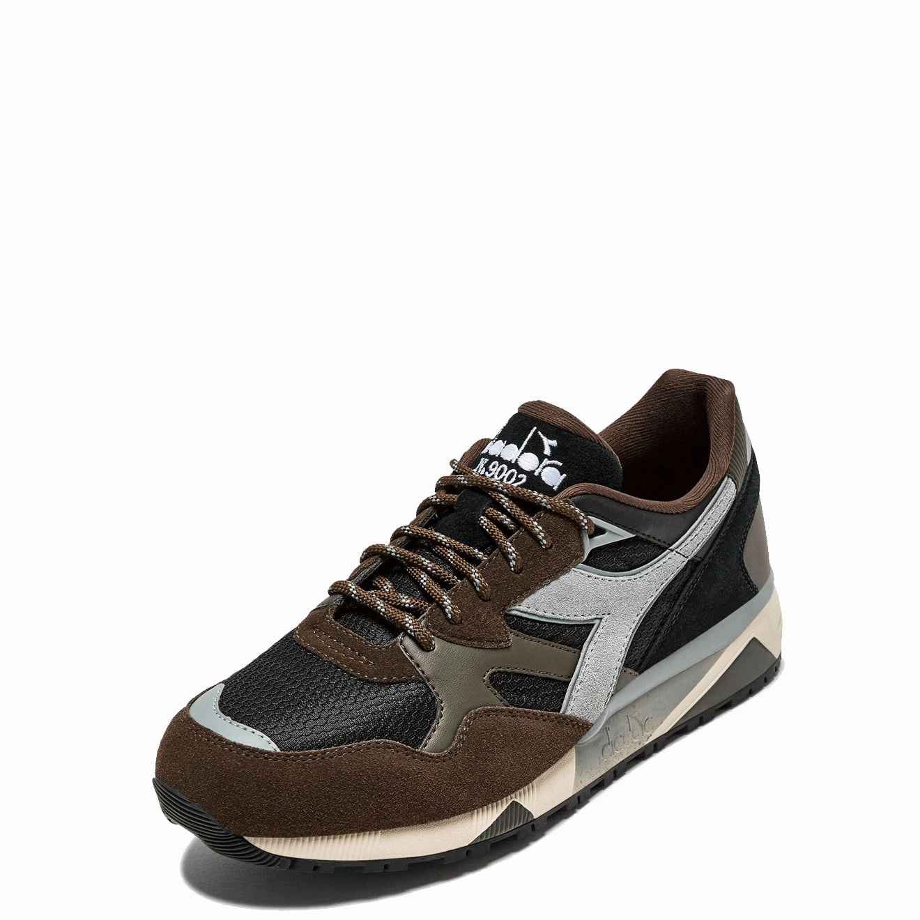 Diadora N9002 Polar Dark Brown Trainer Dark Brown Sport-Inspired Trainers