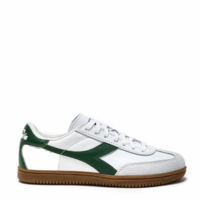 Diadora Trainer White / Foliage Green Diadora shoe designs
