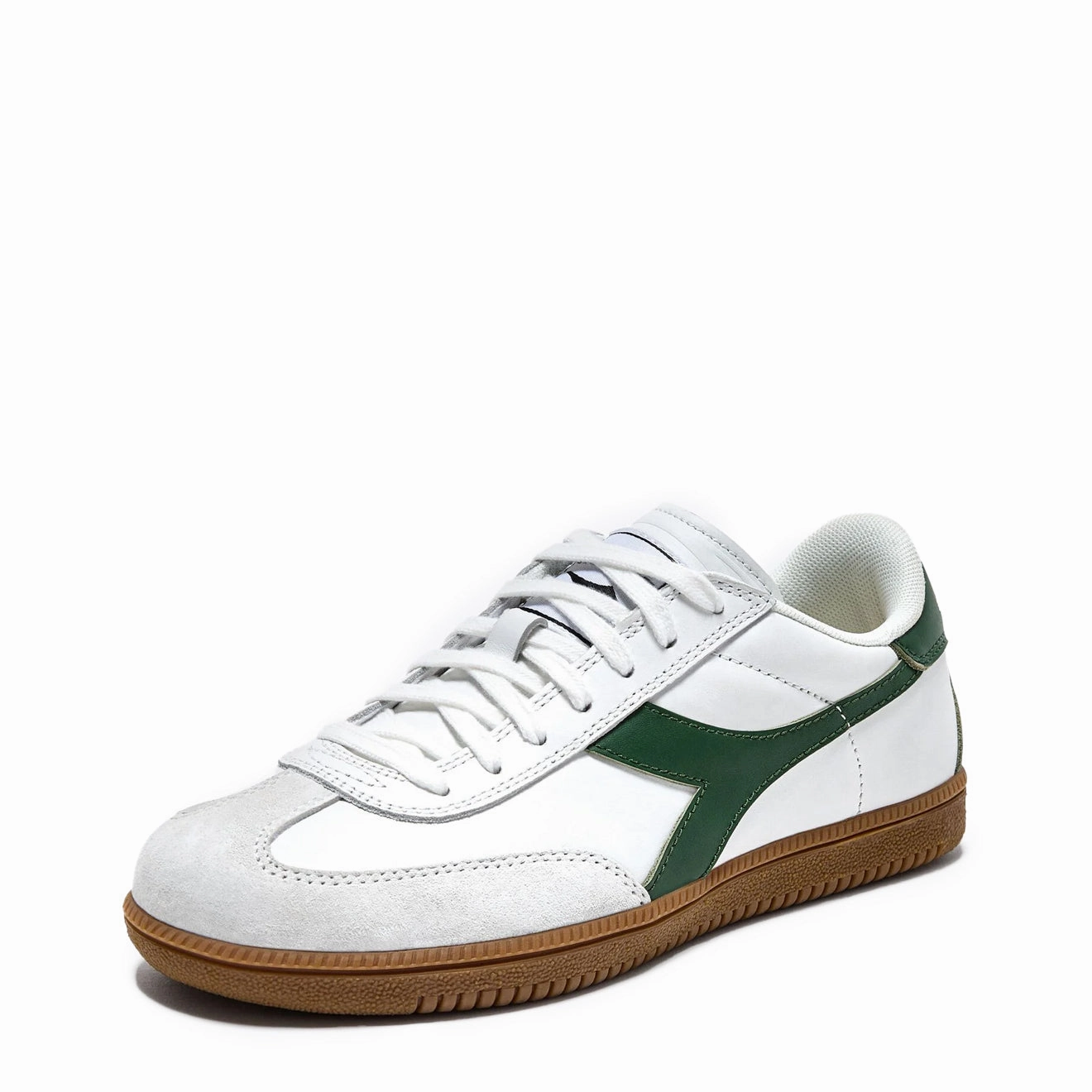 Diadora Trainer White / Foliage Green Sport-Inspired Trainers