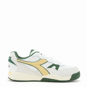 Diadora Winner SL Trainers White / Greener Pastures Diadora shoe designs