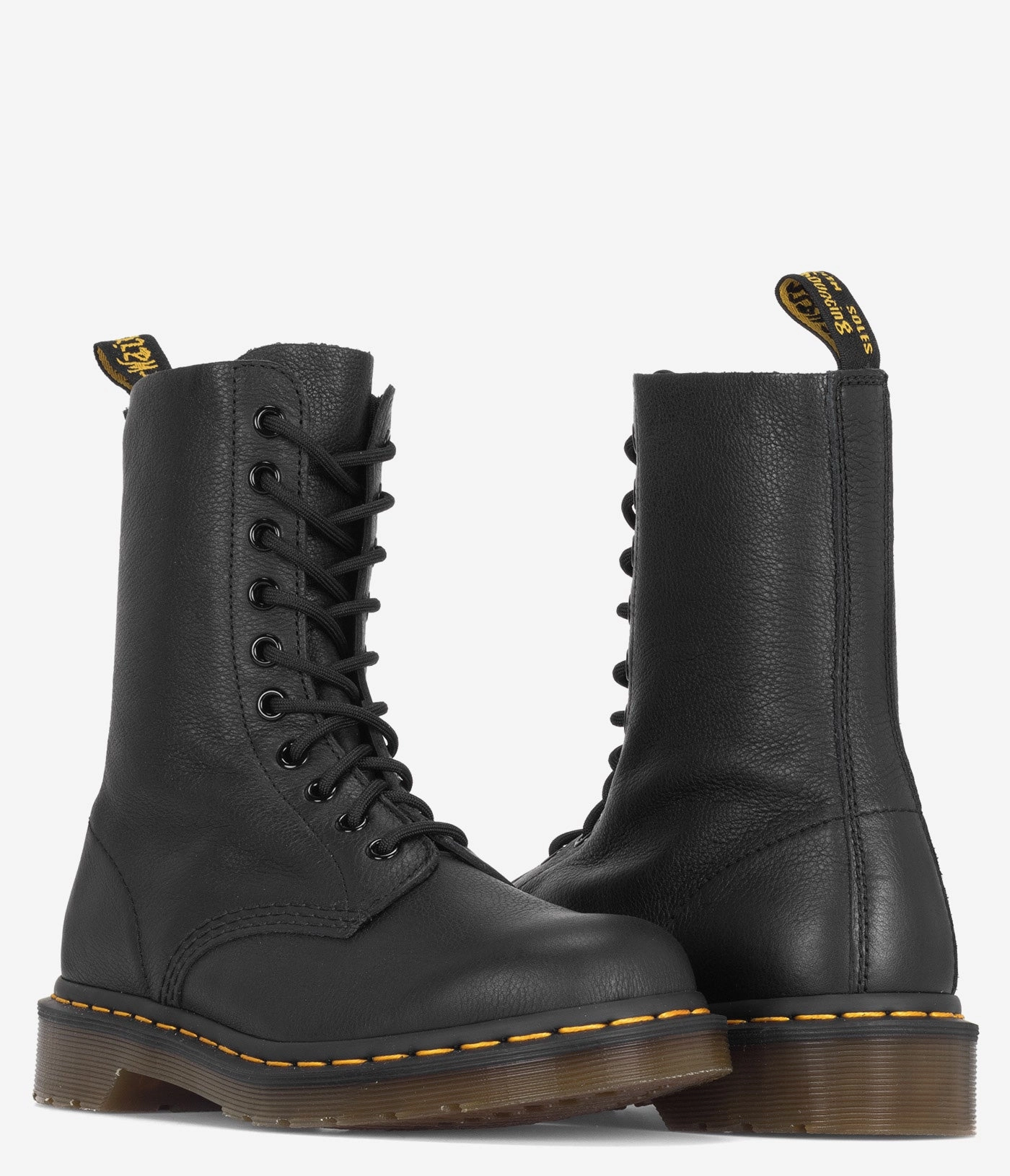 Dr. Martens 1490 Virginia Leather Mid Calf Boot - Women Bold Platform Boots