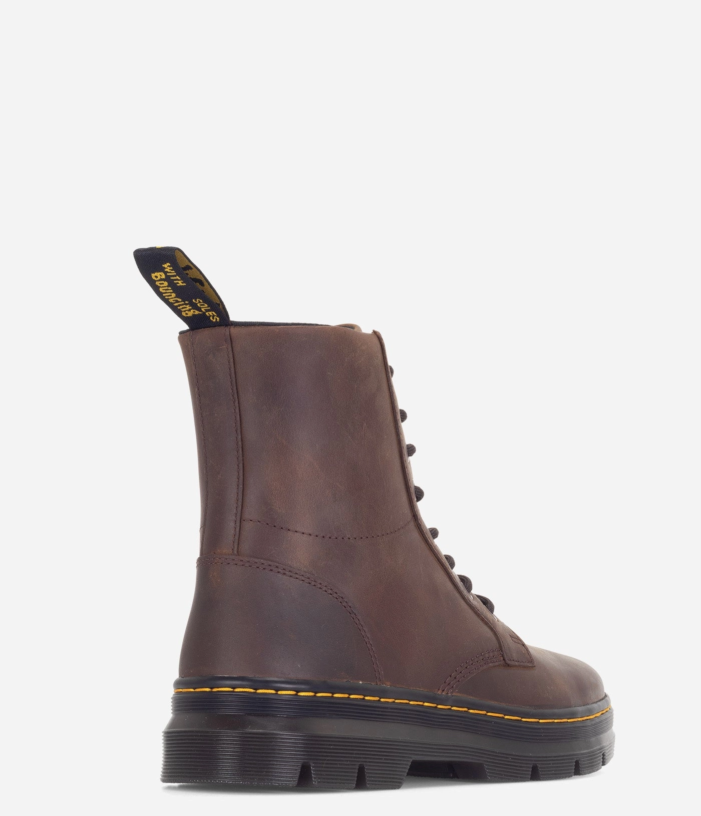 Dr. Martens Combs Crazy Horse Leather Boot Bold Platform Boots