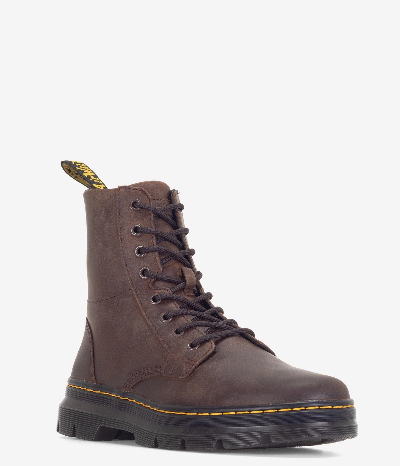 Dr. Martens Combs Crazy Horse Leather Boot Durable Combat Boots