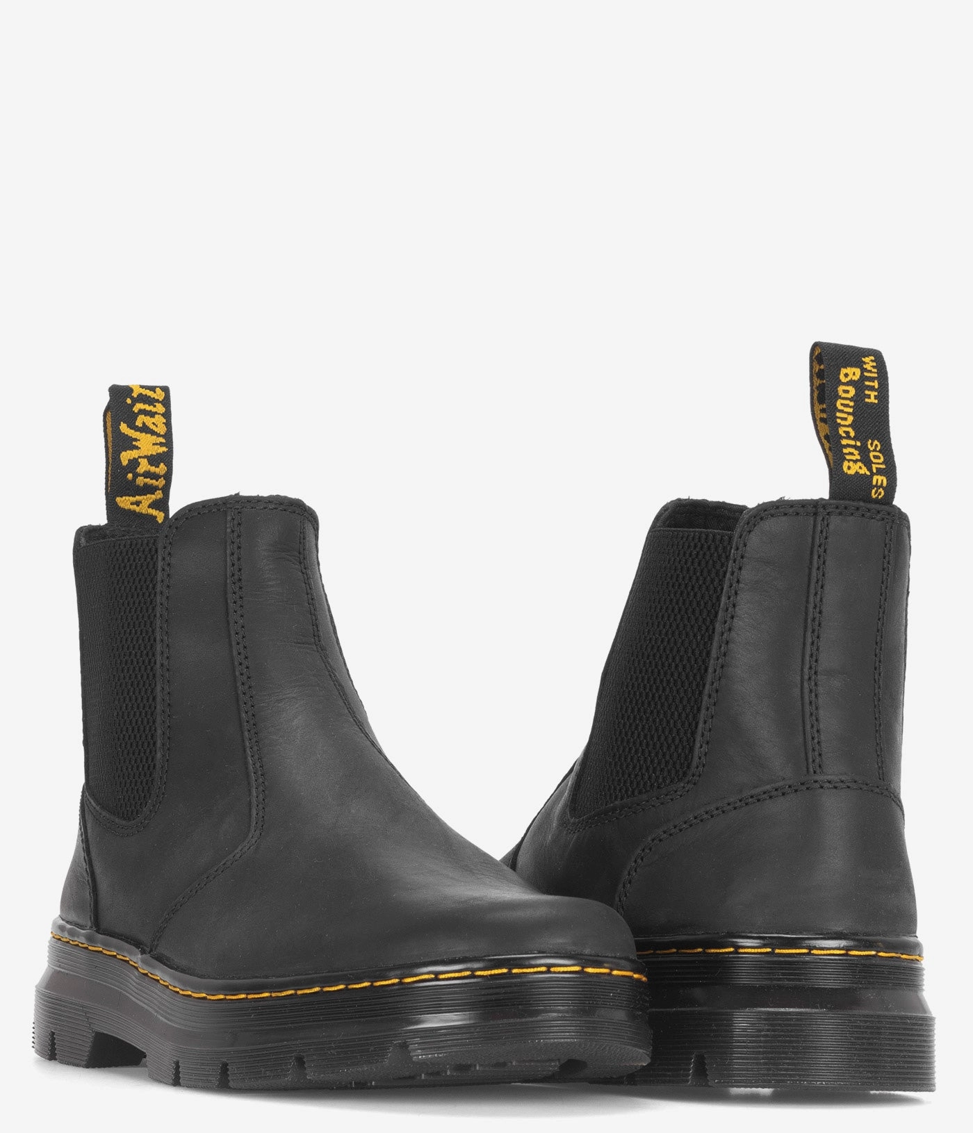 Dr. Martens Embury Leather Casual Chelsea Boot Bold Platform Boots